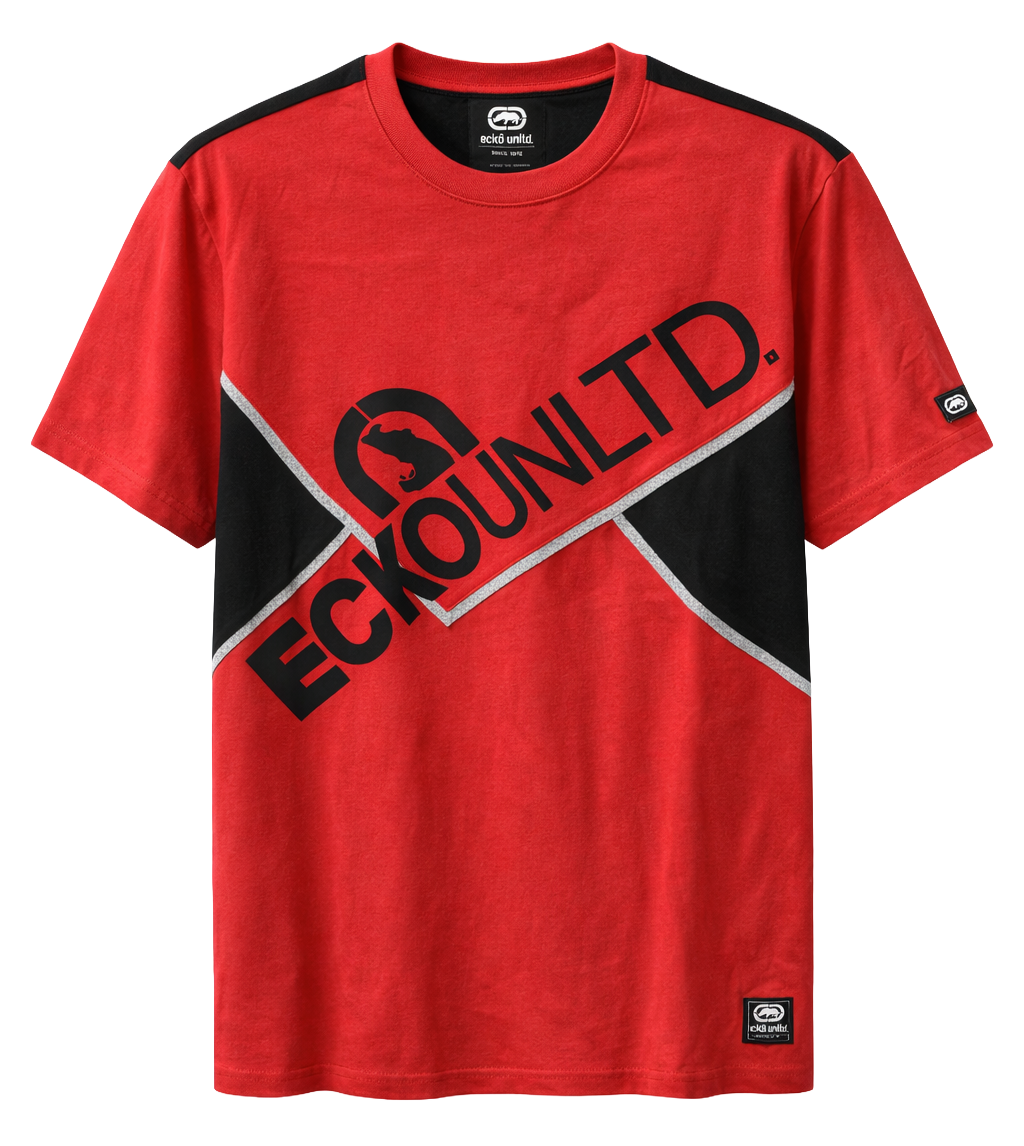 ECKO UNLTD S/S KNIT T-SHIRT TRUE RED - EO14K1503B