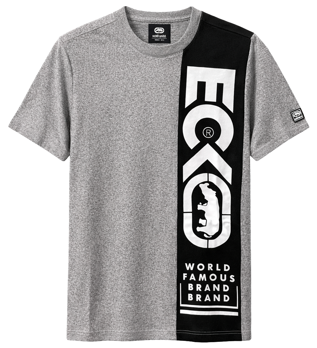 ECKO UNLTD S/S T-SHIRT GREY MARLED - EO13K1147