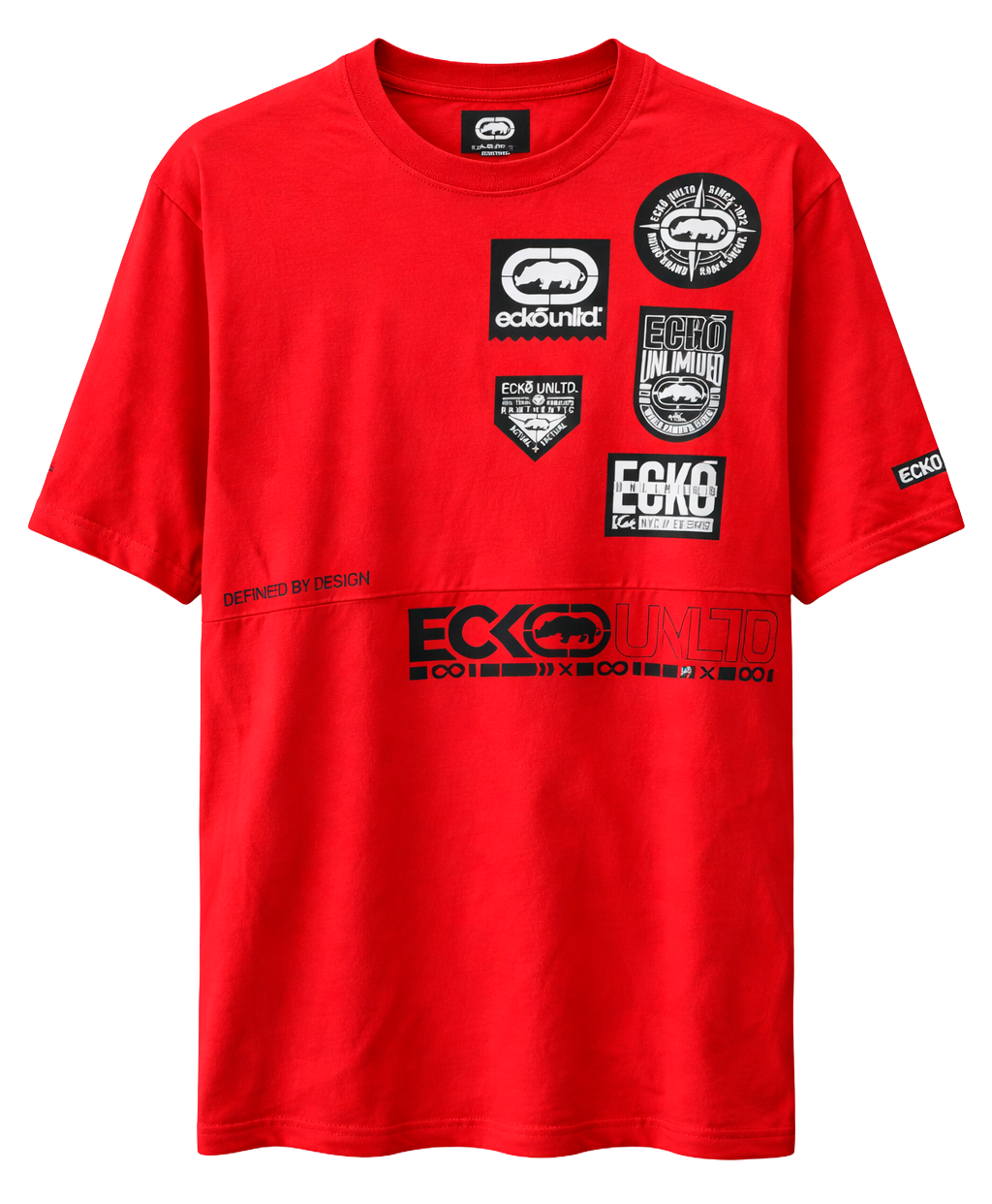 ECKO UNLTD S/S KNIT T-SHIRT TRUE RED - EO14K1525