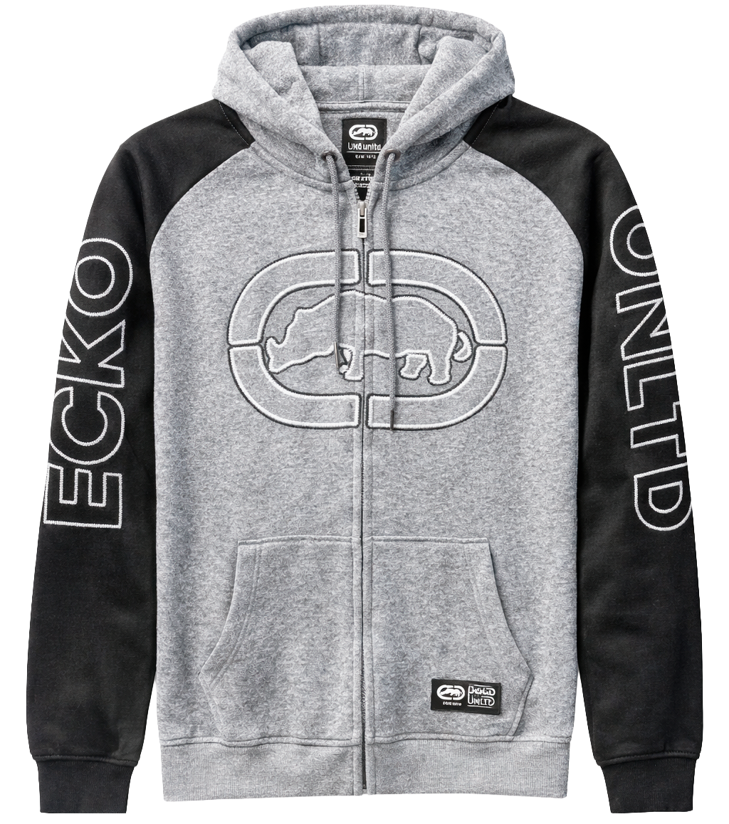 ECKO UNLTD HOODIE/JOGGER SET GREY MARLED - EO31Z29