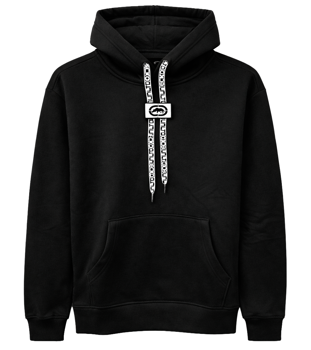 ECKO UNLTD FLEECE HOODIE BLACK - EO34H1280
