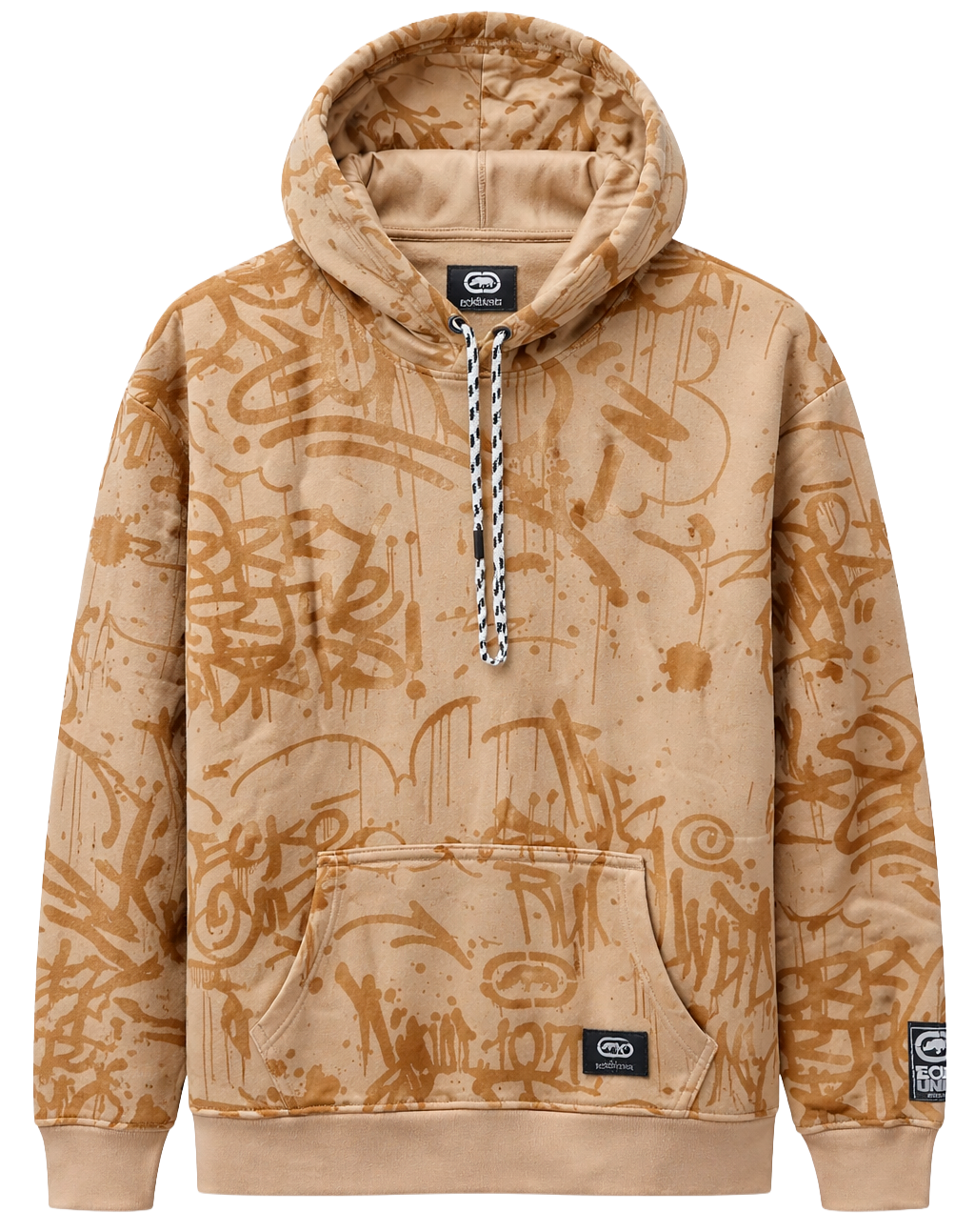 ECKO UNLTD FLEECE HOODIE SAND - EO34H1283
