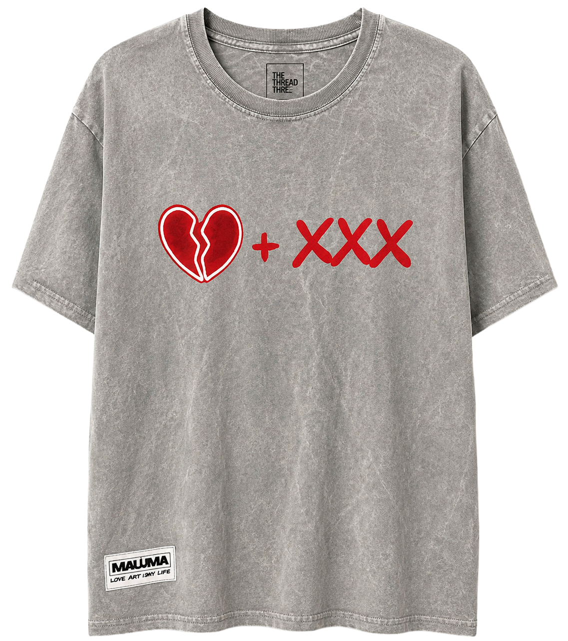 LICENSE MUSIC TOUR T-SHIRT GRAY - MALUMA