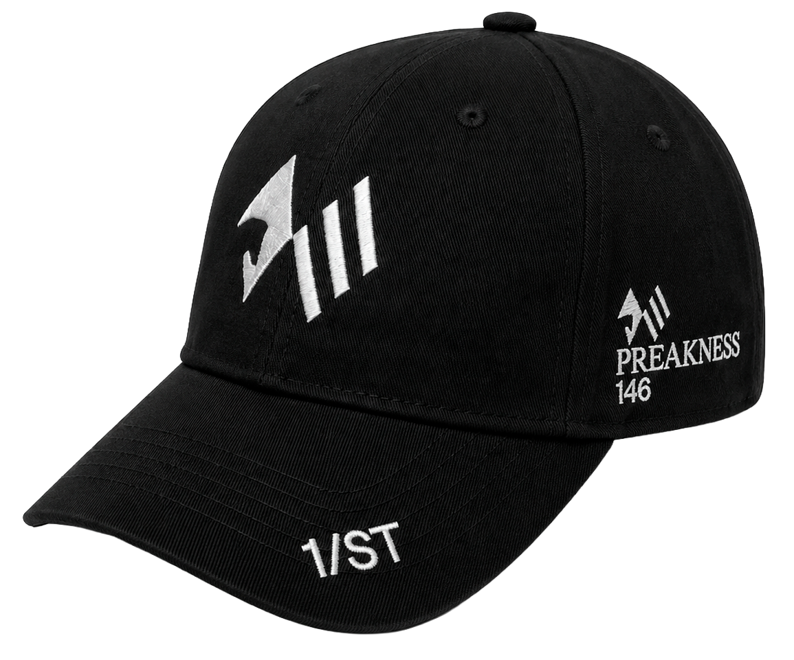 1/ST GULF STREAM PARK DAD HAT BLACK - PEAKNESS
