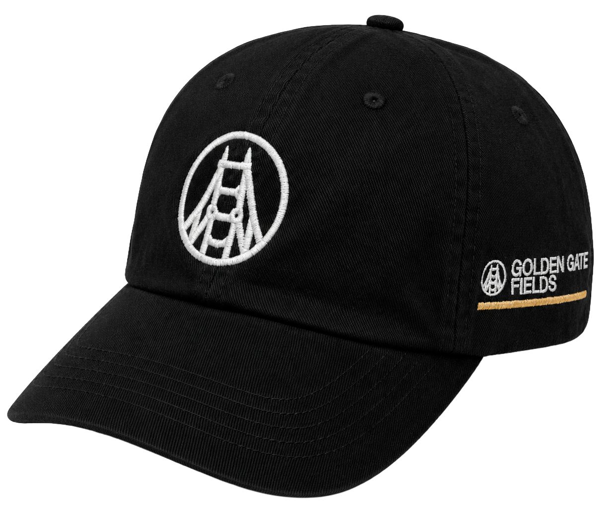 1/ST GULF STREAM PARK DAD HAT BLACK - GOLDEN GATE