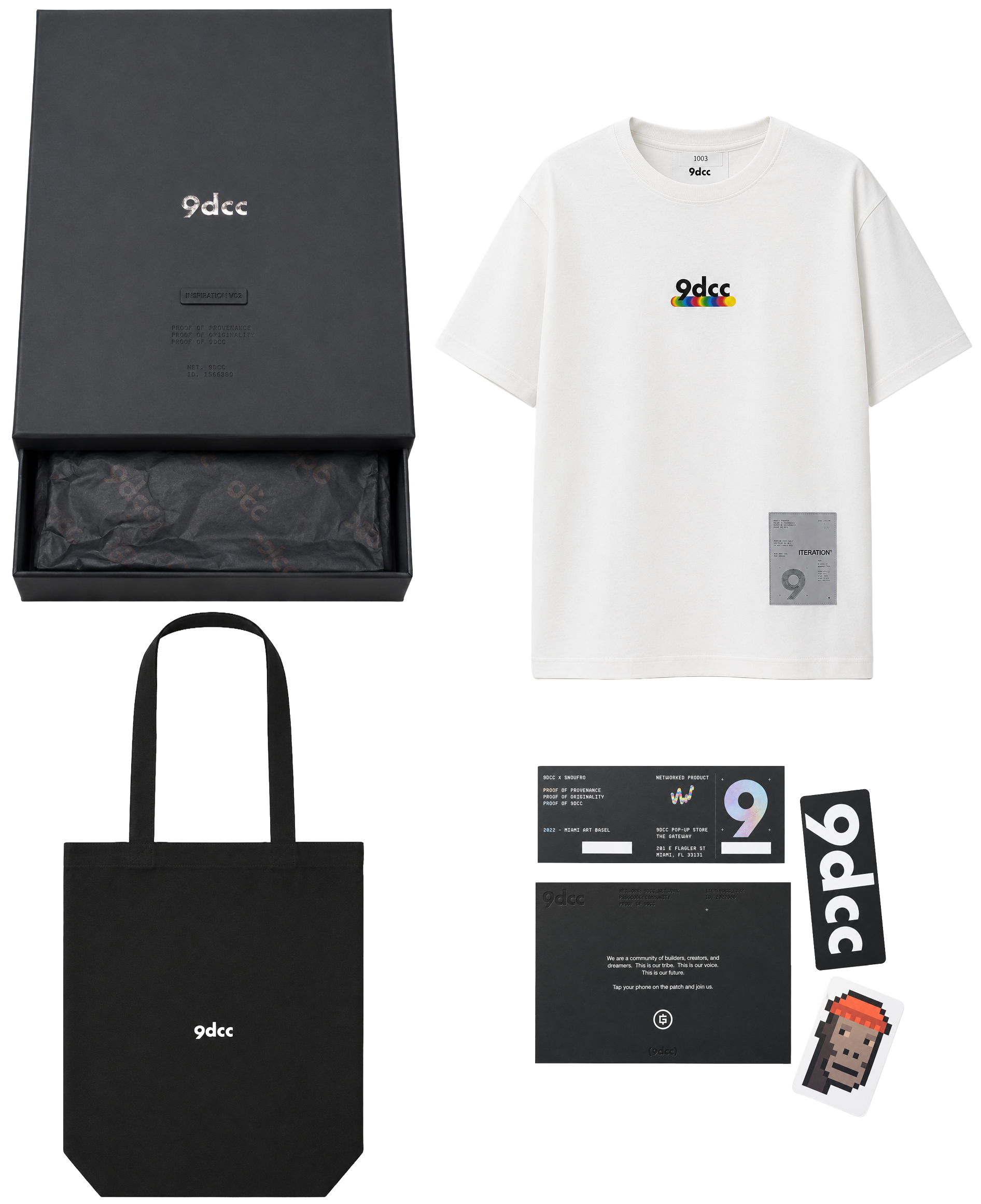 9DCC PREMIUM T-SHIRT GIFT BOX WHITE - ITERATION-02