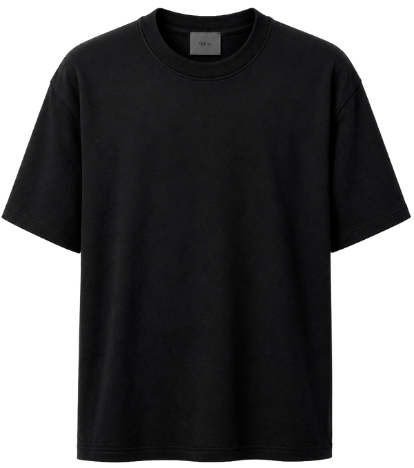 9DCC MENS PREMIUM T-SHIRT BLACK - BLANKS