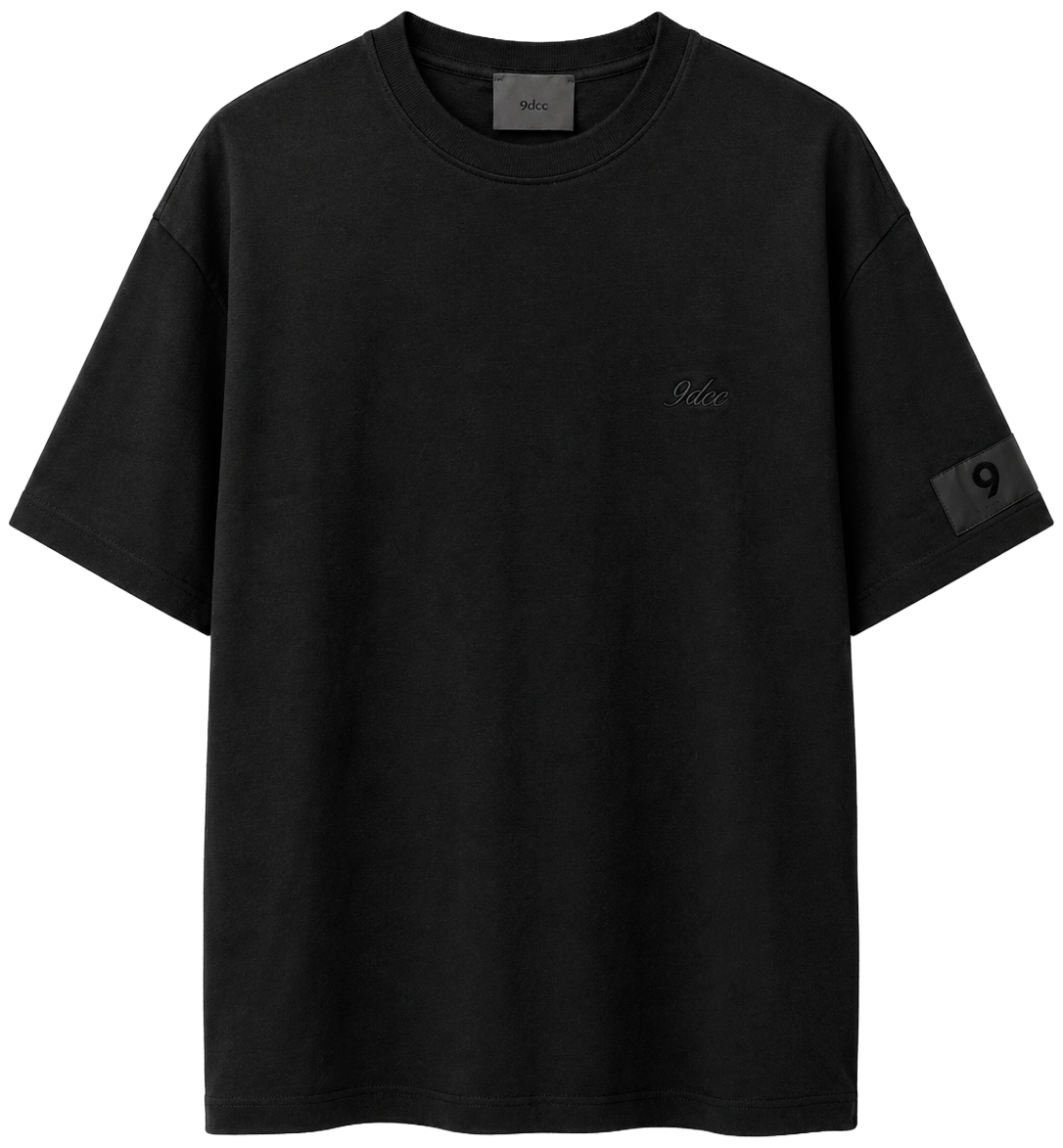 9DCC MENS PREMIUM T-SHIRT BLACK - ESSENTIALS