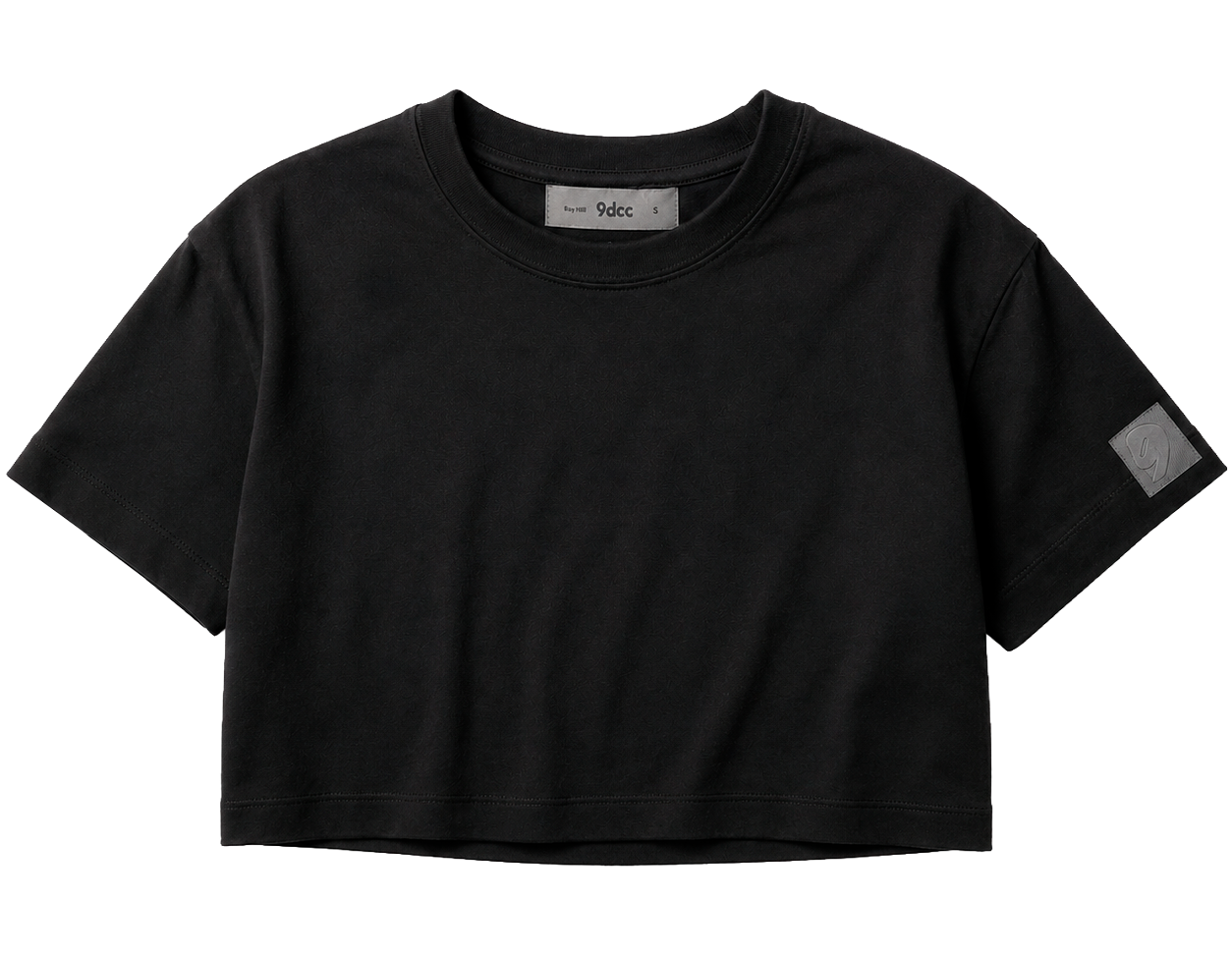 WOMENS 9DCC PREMIUM T-SHIRT BLACK - PB9