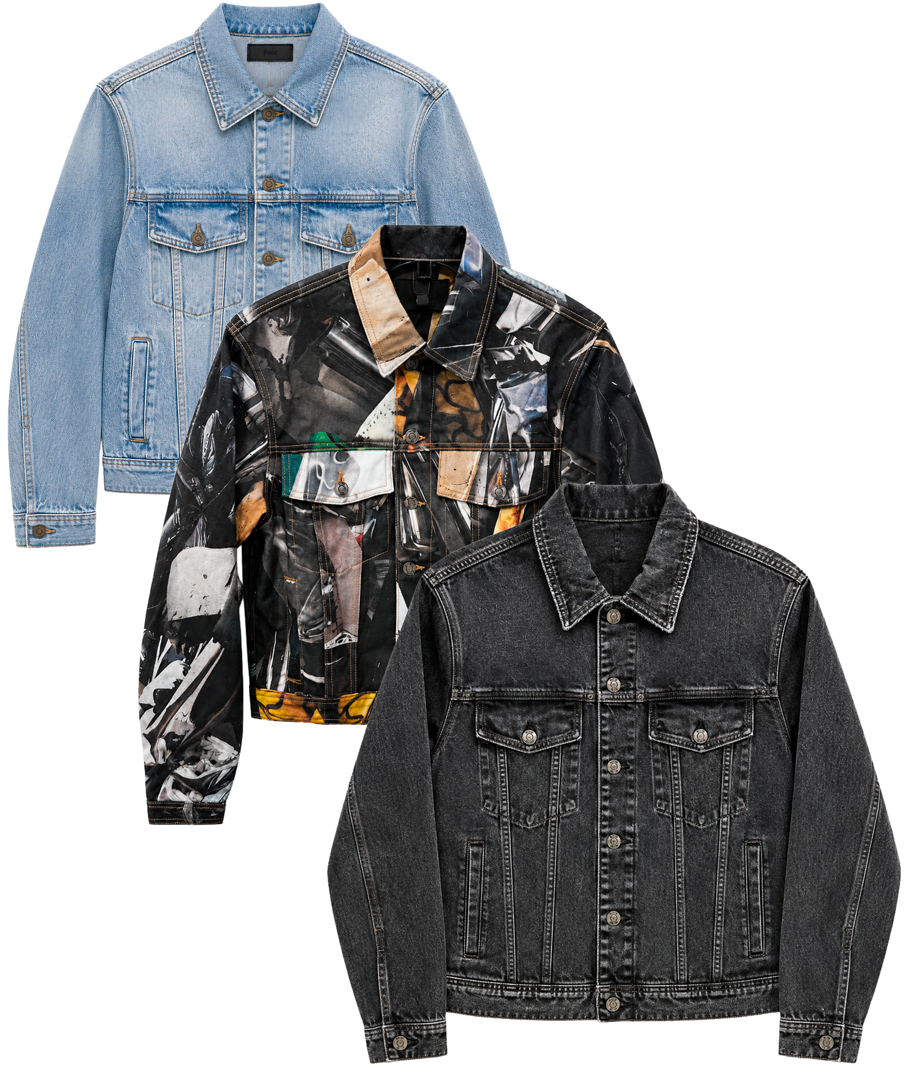 9DCC ASSORTED PREMIUM DENIM JACKETS ASST - 9DCCJKT