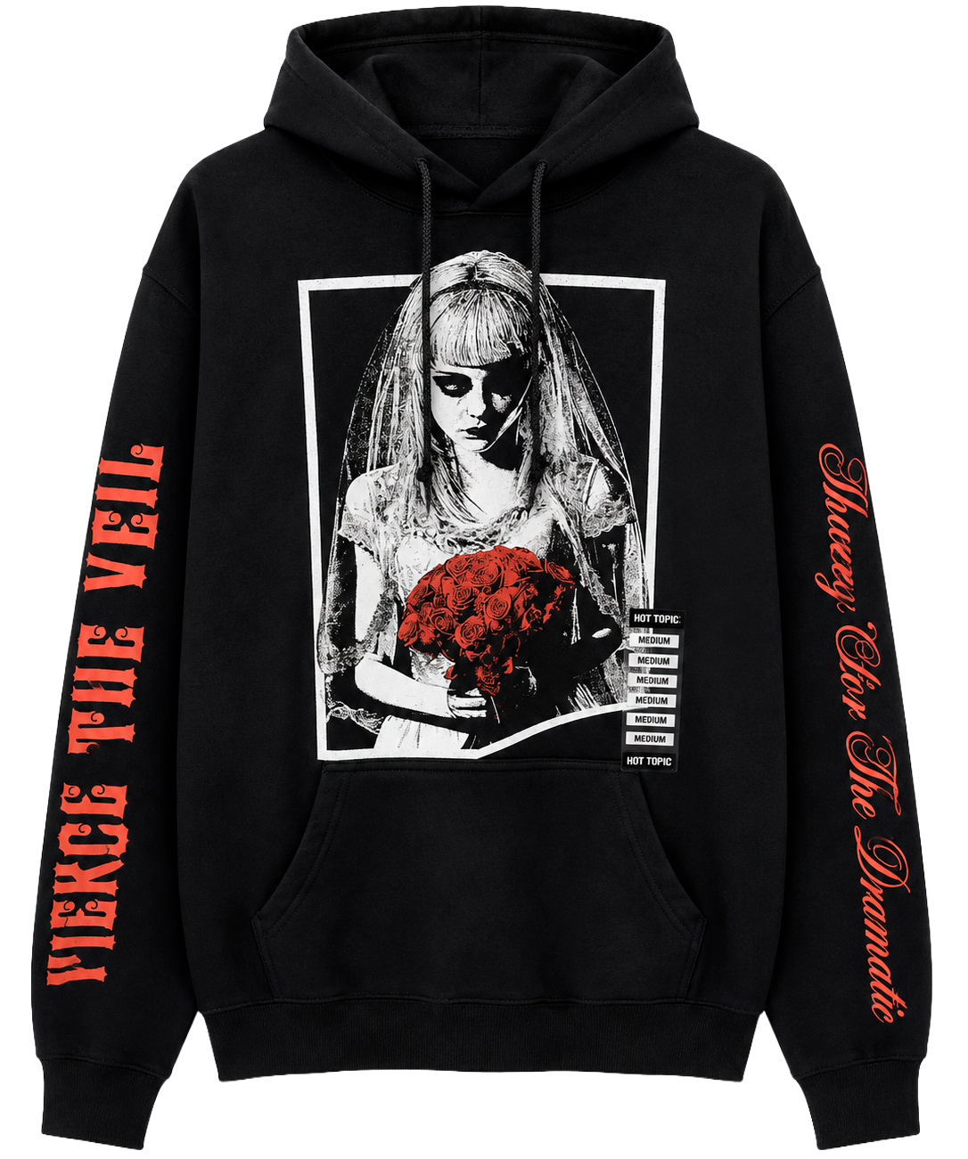 LICENSED PIERCE THE VEIL MUSIC HOODIE BLACK - 40453000