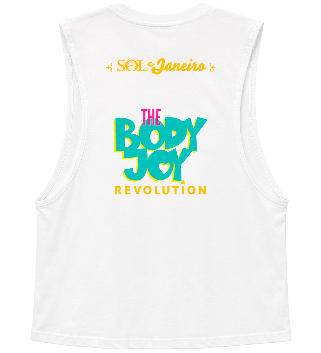 WOMENS LICENSED GRAPHIC TANK TOP WHITE - SOL DE JANEIRO