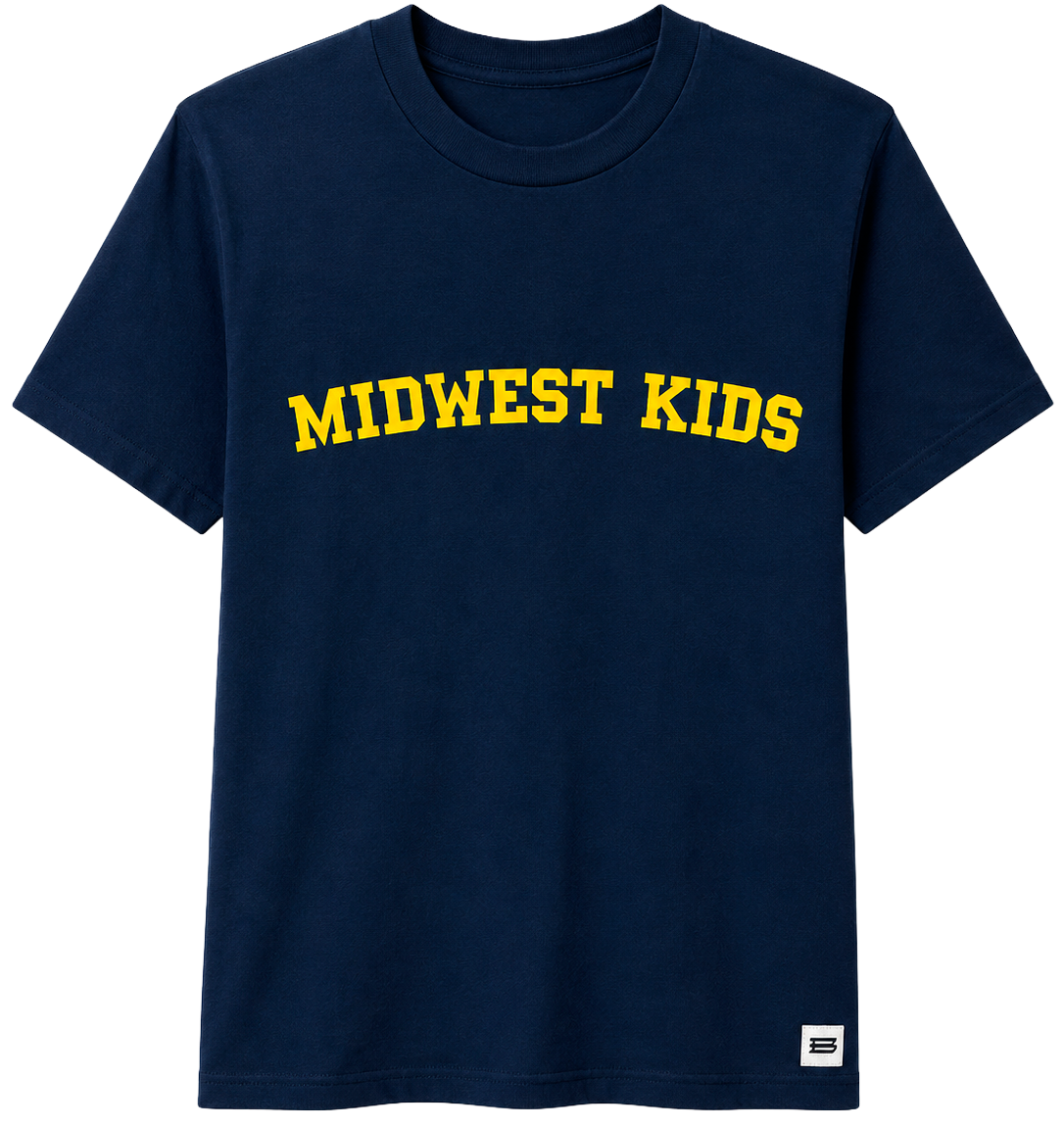 BRIDGEFORTH MENS GRAPHIC T-SHIRT NAVY - BMMWKSS004