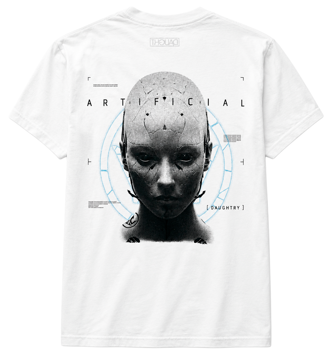 LICENSED MUSIC DAUGHTRY T-SHIRT WHITE - ARTIFICIAL