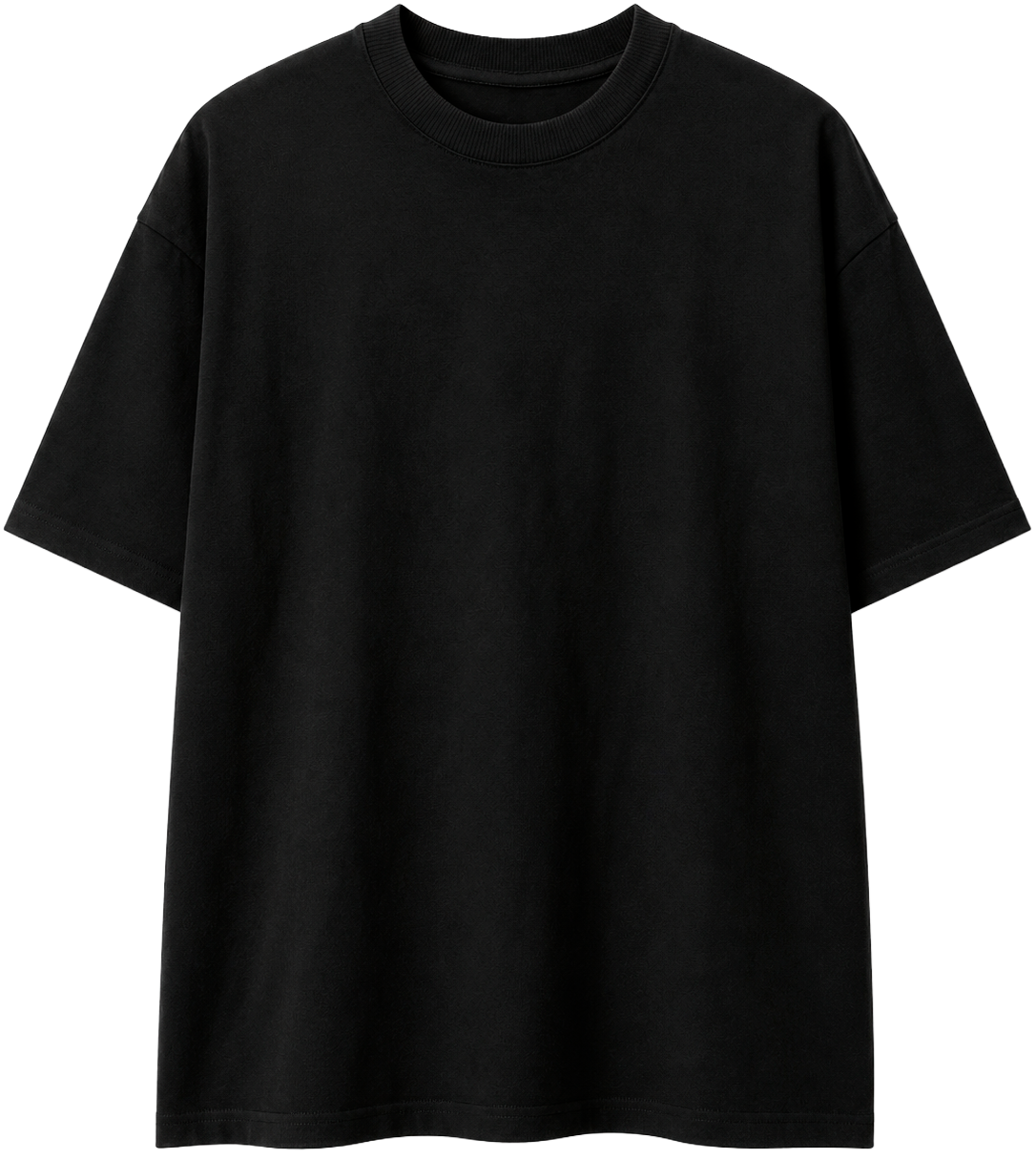 JXT APPAREL PREMIUM BLANK T-SHIRT BLACK - T100