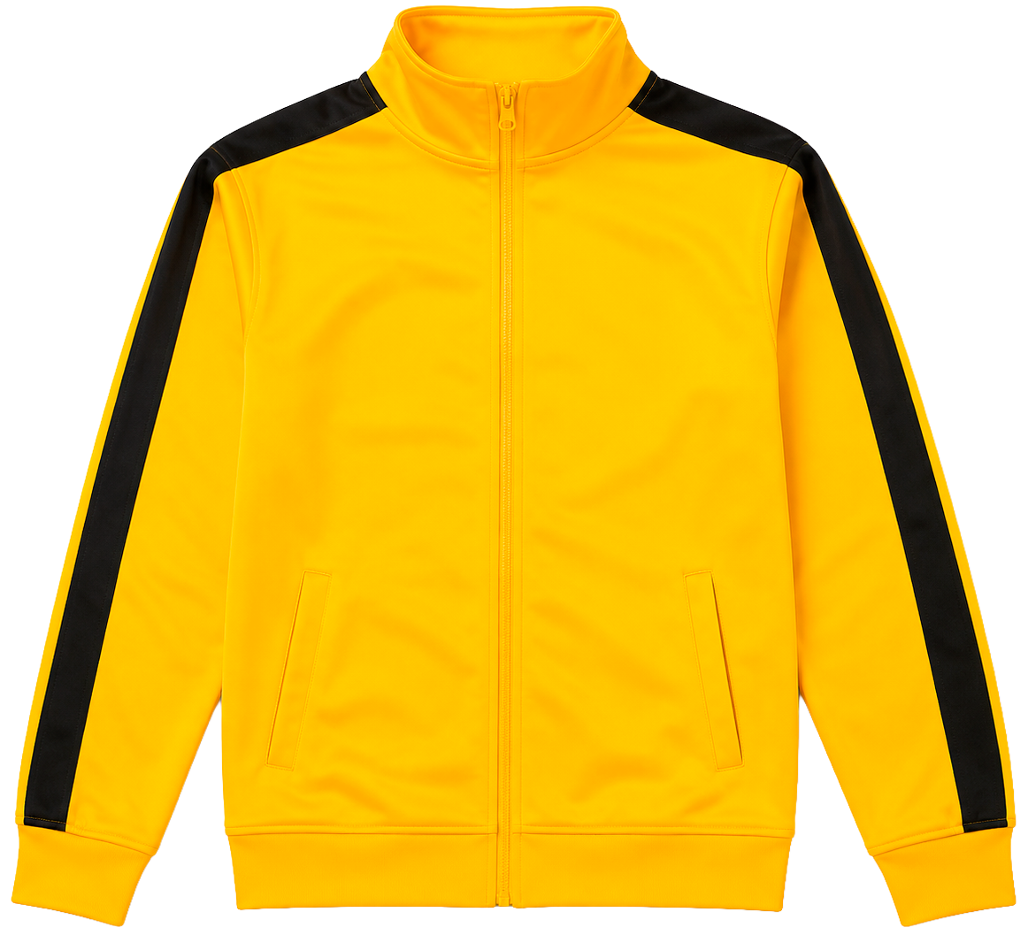 REBEL MINDS TRACK JACKET GOLDEN YELLOW/ BLACK - 100-502 - Steal Deal 