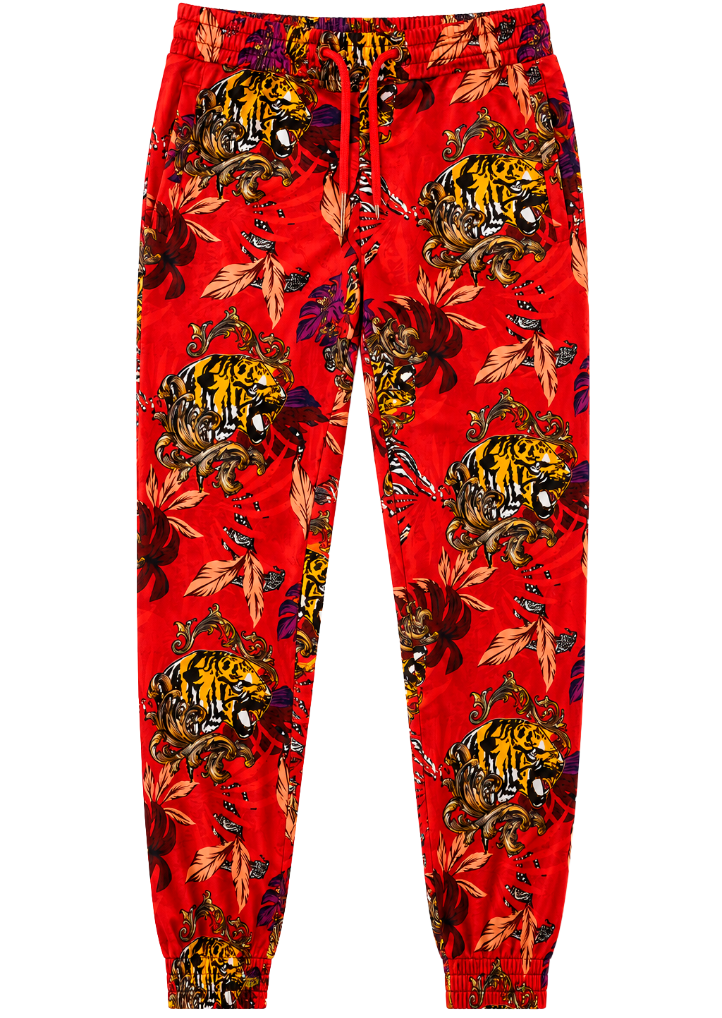 REBEL MINDS VELOUR TRACK PANTS RED - 122-847PNT - Steal Deal 