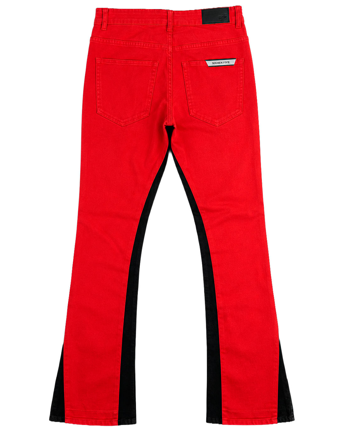 GTL4 STACKED DENIM JEANS RED - G231C-1271 - Steal Deal 