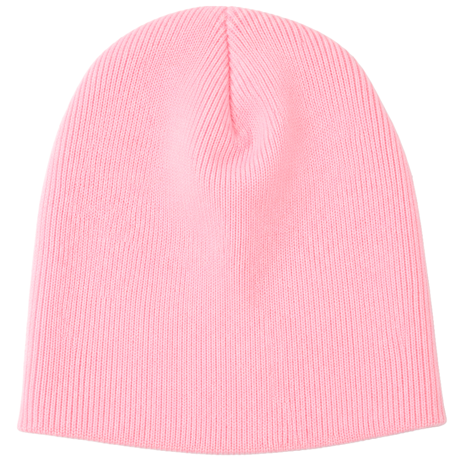 UNISEX SOLID KNIT BEANIE PINK - BIOBNSPK - Steal Deal 