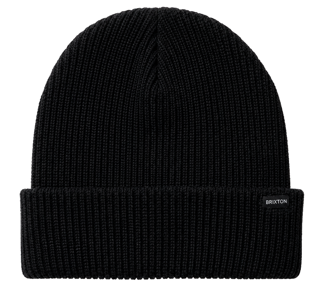 BRIXTON CUFF KNIT BEANIE BLACK - BECKET - Steal Deal 