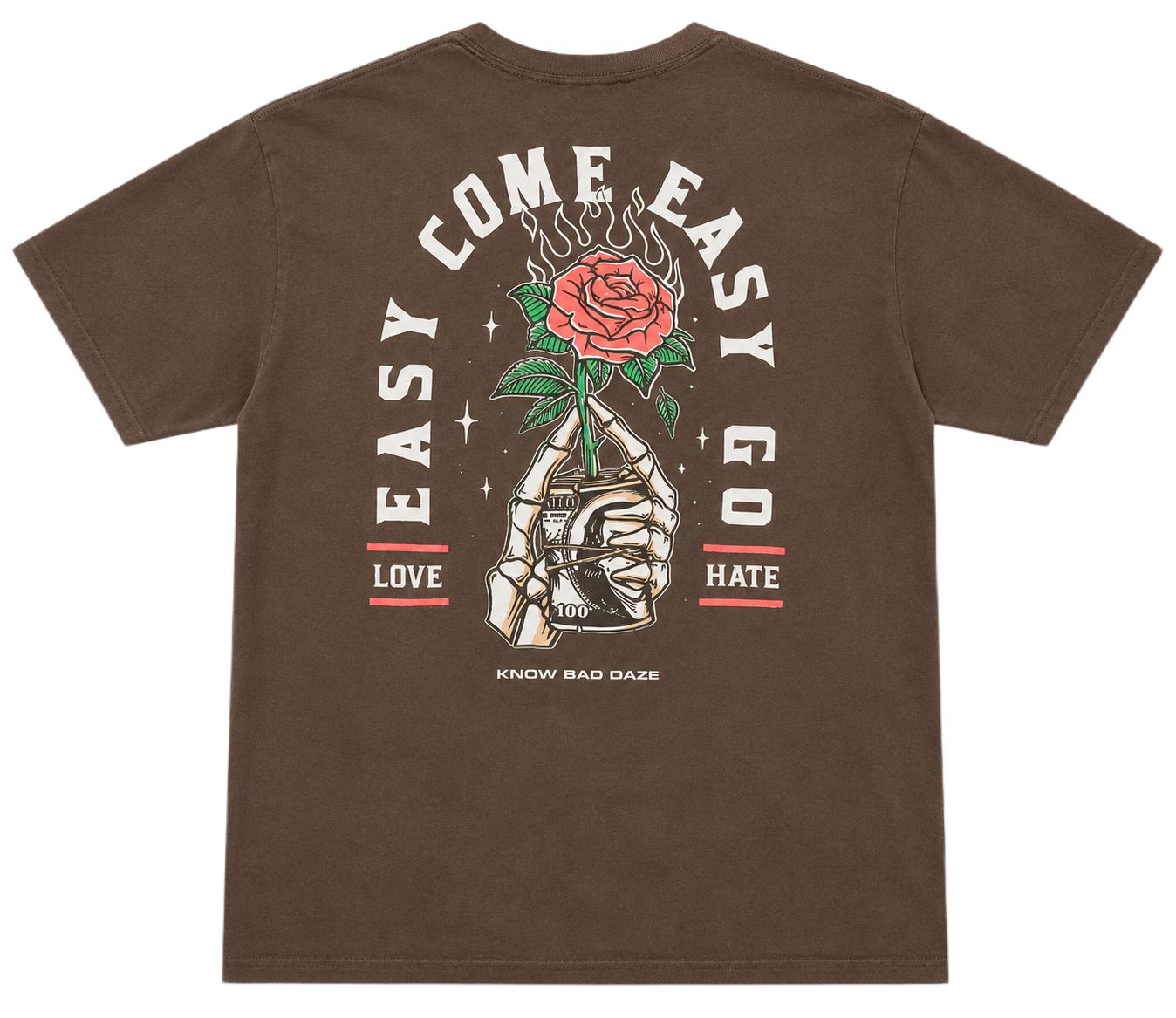 US FISHING CO GRAPHIC T-SHIRT BROWN - UFSCST08 - Steal Deal 