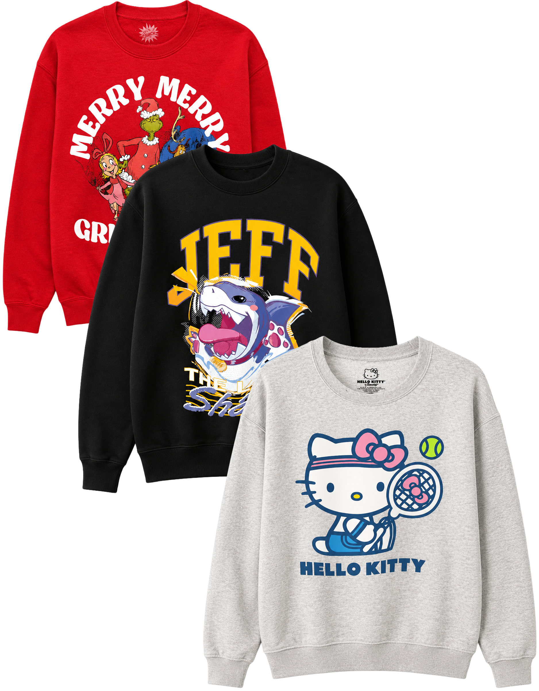 LICENSED ASSORTED CREWNECKS (IR) ASST - MOVIES & TV