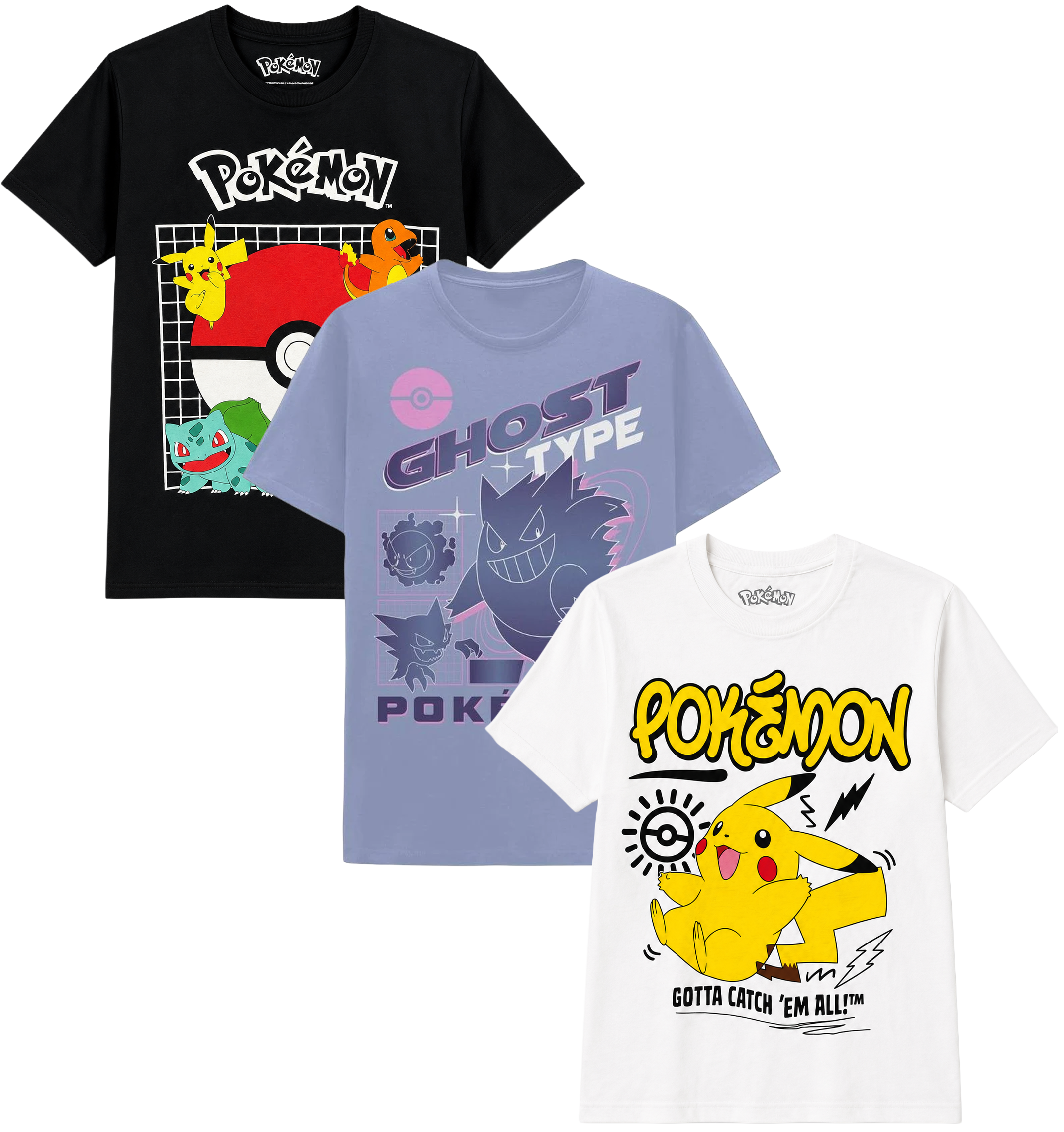 LICENSED ASSORTED ANIME T-SHIRTS (IR) ASST - POKEMON