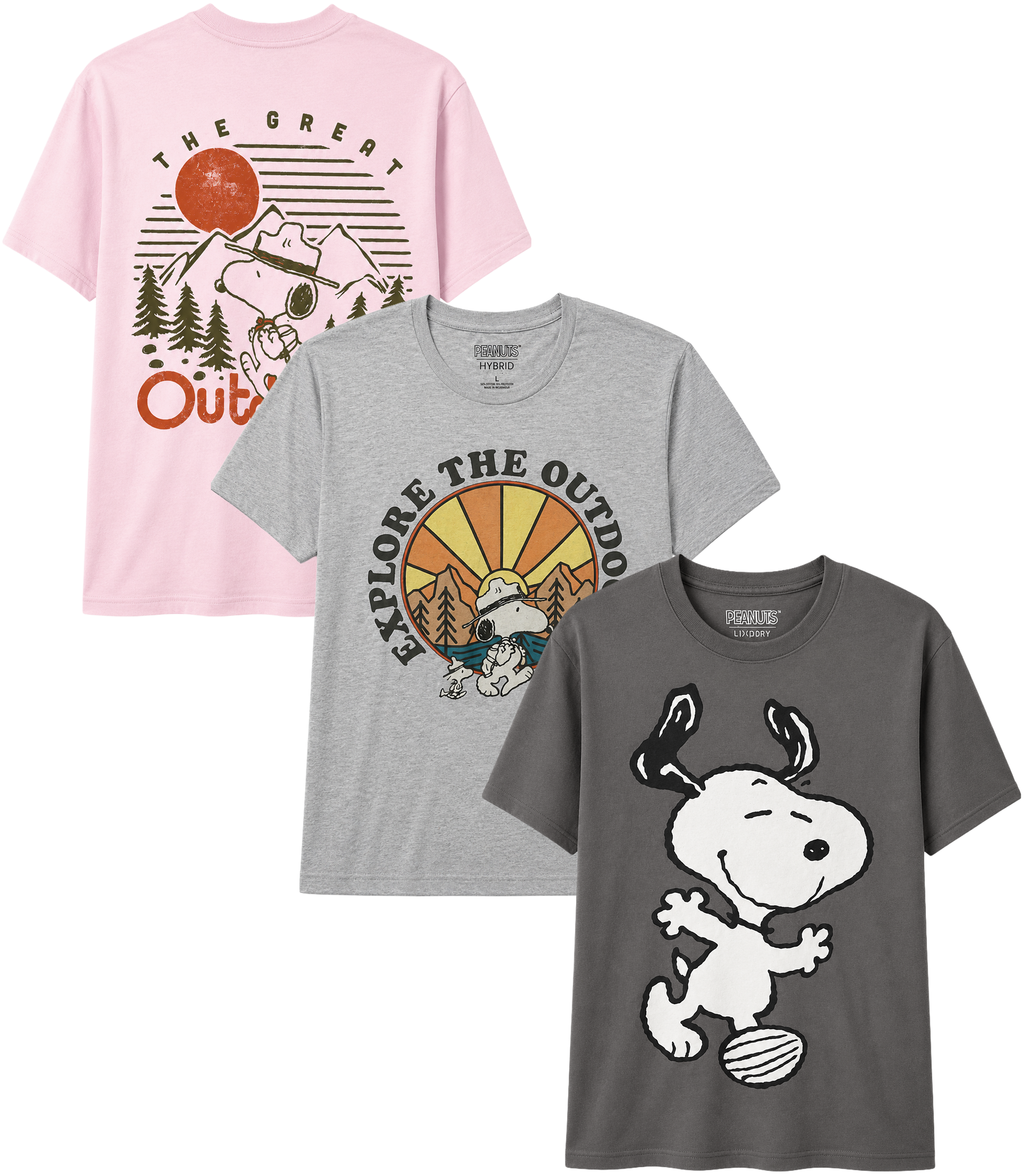 LICENSED ASSORTED CARTOON T-SHIRTS ASST - PEANUTS