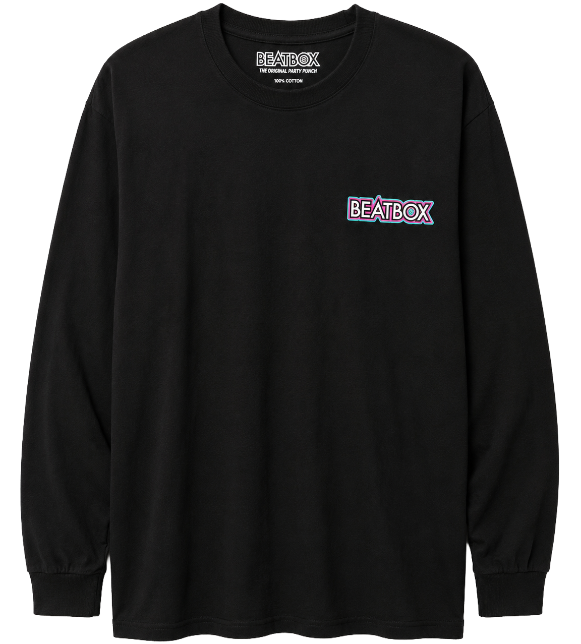 LICENSED BEATBOX MYSTIC GRAPE L/S SHIRT BLACK - BMABSS001