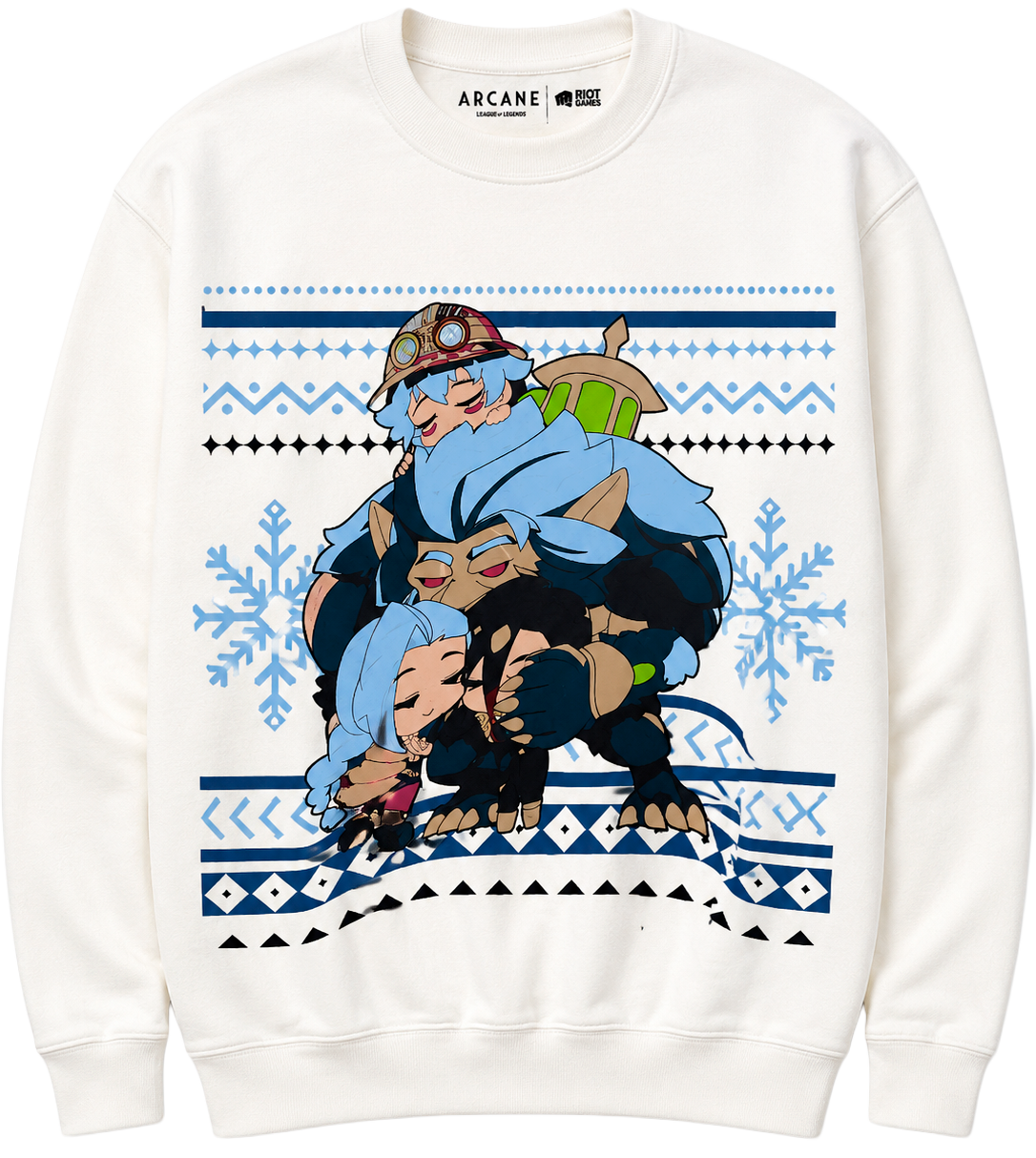 LICENSED ARCANE 2 CREWNECK WHITE ASST - RIOTCRW26