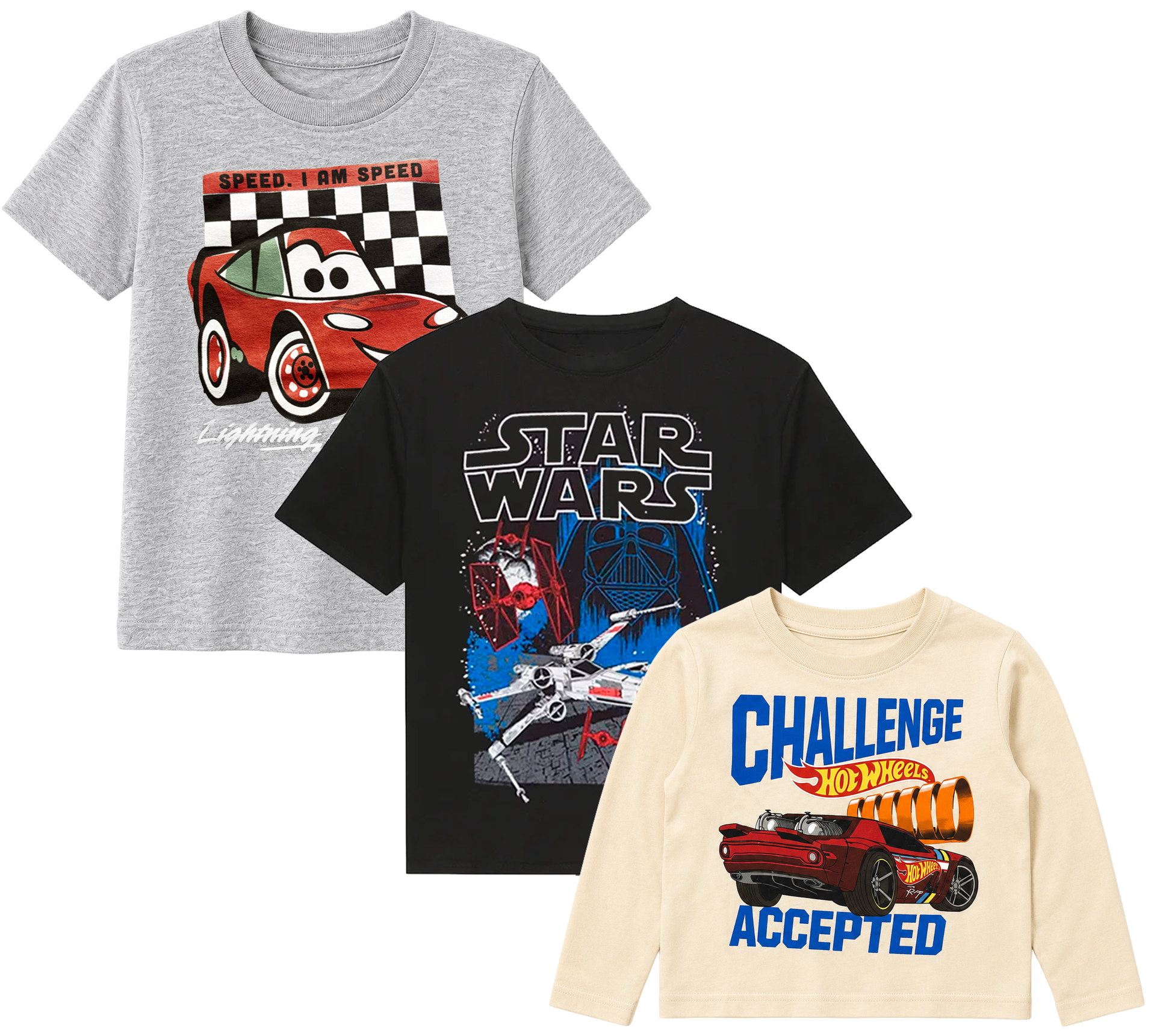 TODDLER / YOUTH ASSORTED LICENSED T-SHIRTS (IR) ASST - CARTOONS