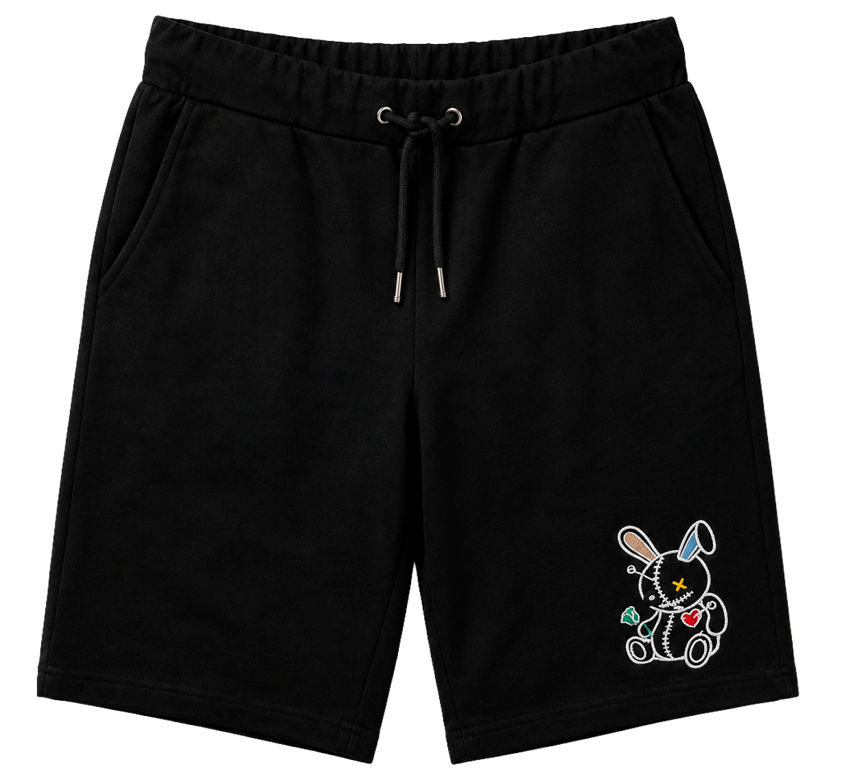 BKYS GRAPHIC SWEAT SHORTS BLACK - S809