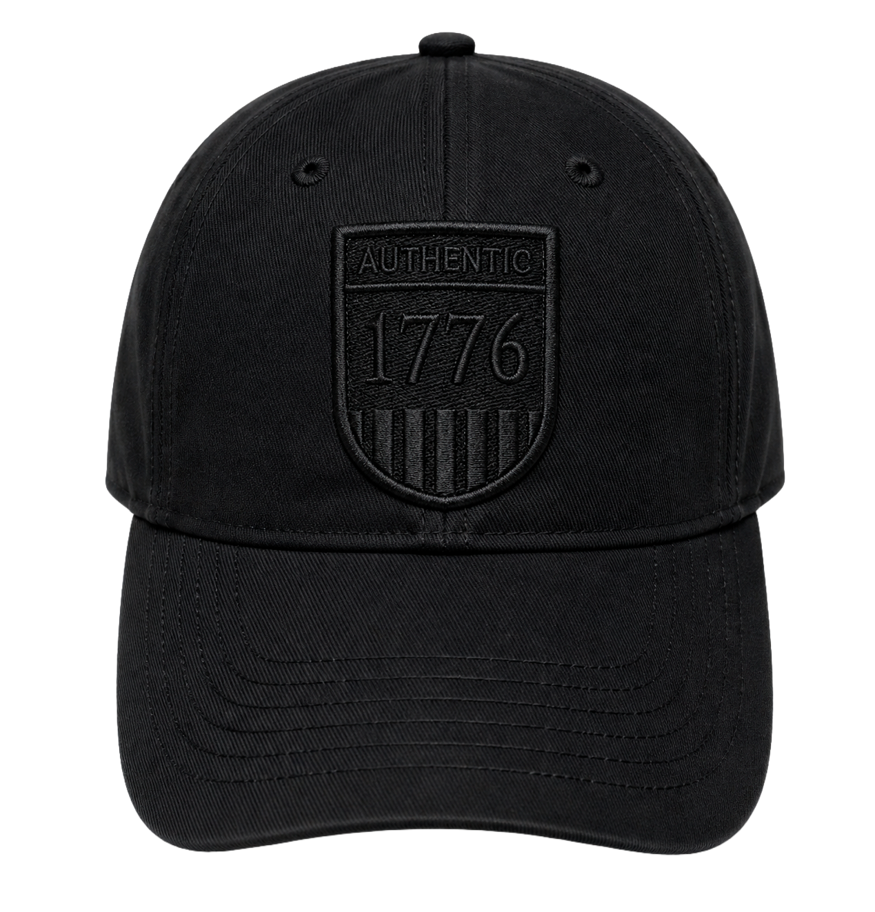 LICENSED AUTHENTIC 1776 DAD HAT BLACK - BA30716GENU