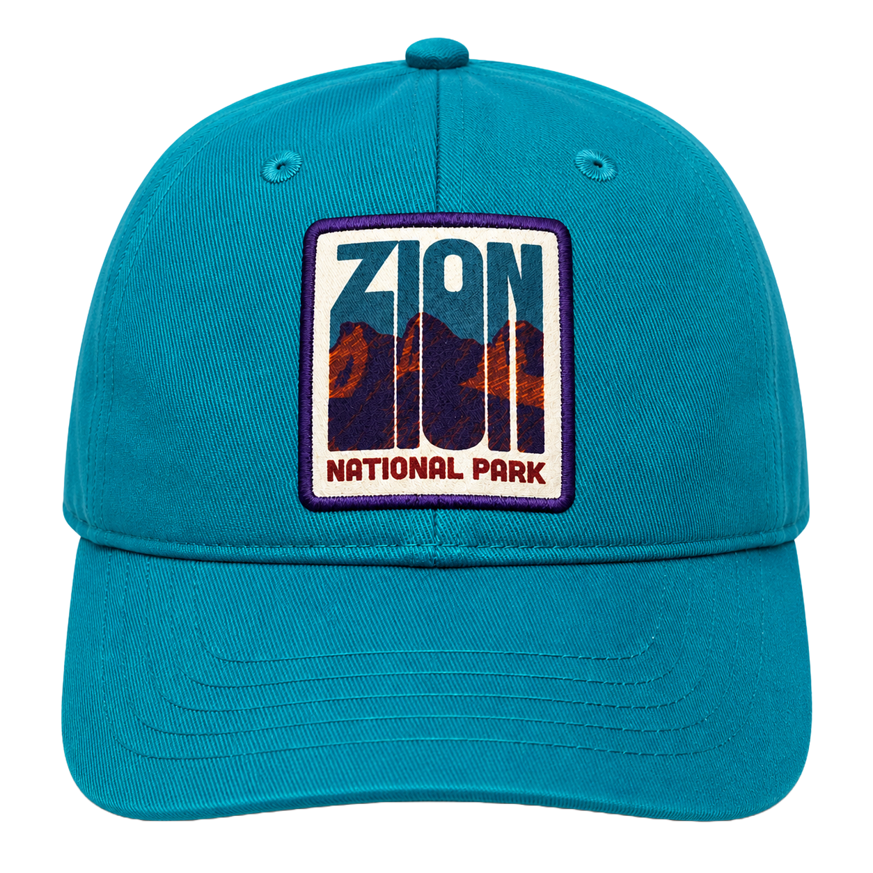 ZION NATIONAL PARK DAD HAT TURQUOISE - BA24548NPFU