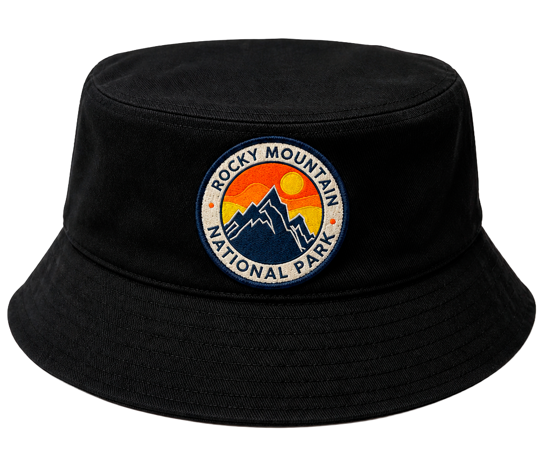 ROCKY MOUNTAIN NATIONAL PARK BUCKET HAT BLACK - FC26752NPFU1