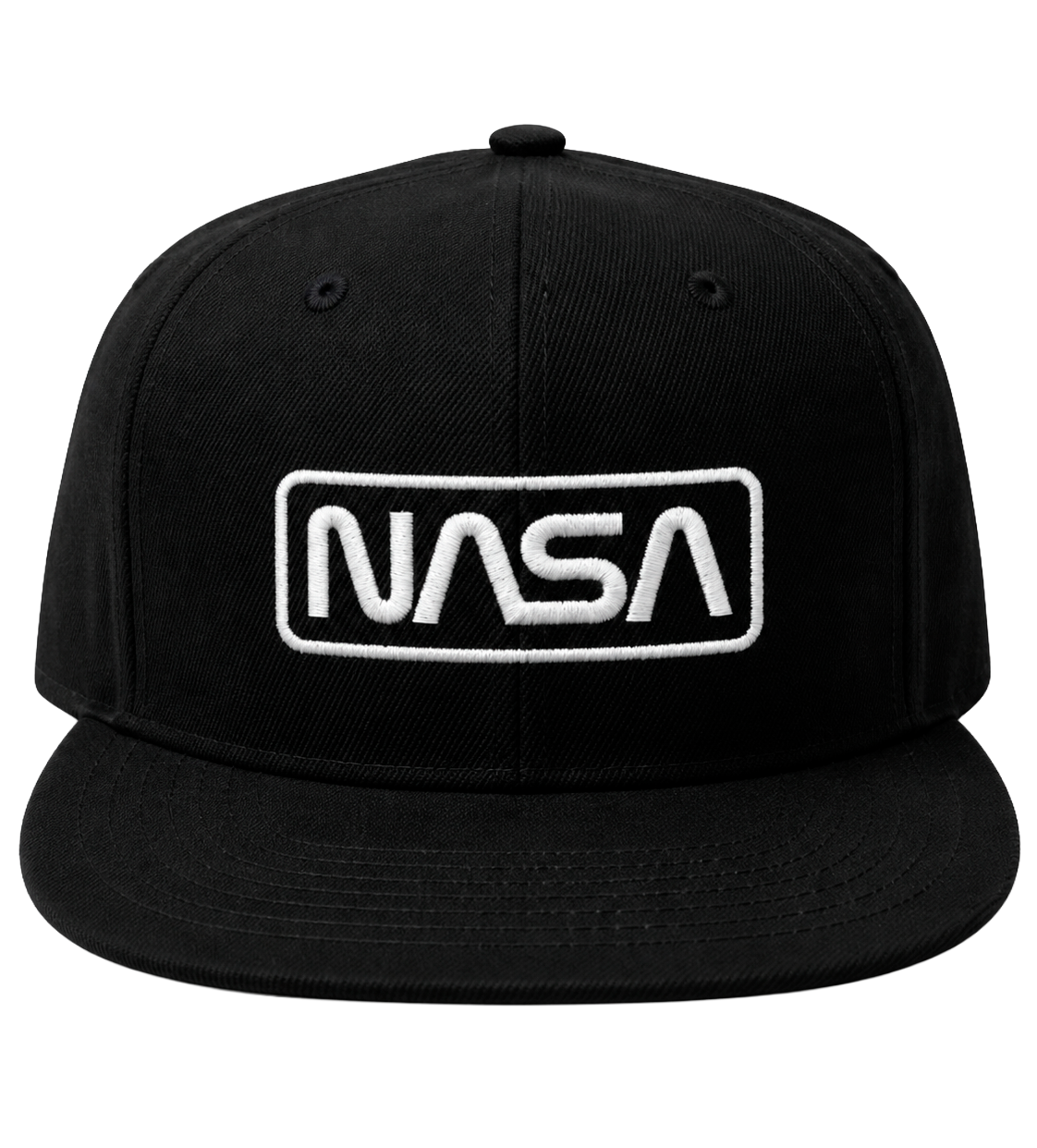 LICENSED NASA LOGO SNAPBACK HAT BLACK - SB24933GENU