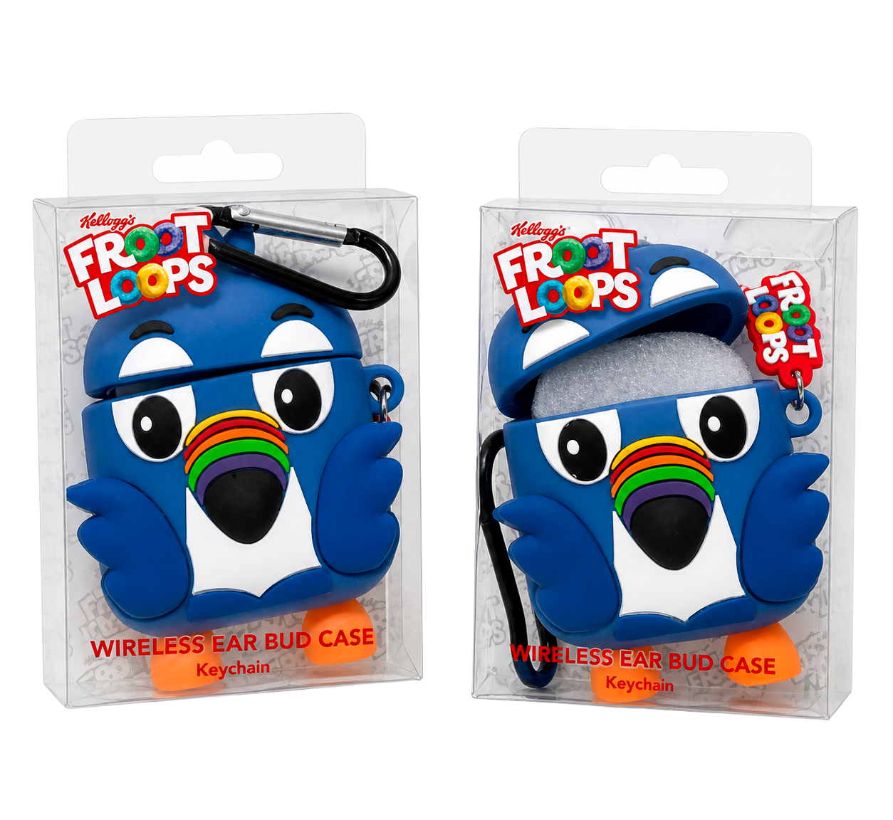 2 PACK FROOT LOOPS WIRELESS EAR BUD CASE BLUE - AR26381FRLU - Steal Deal 
