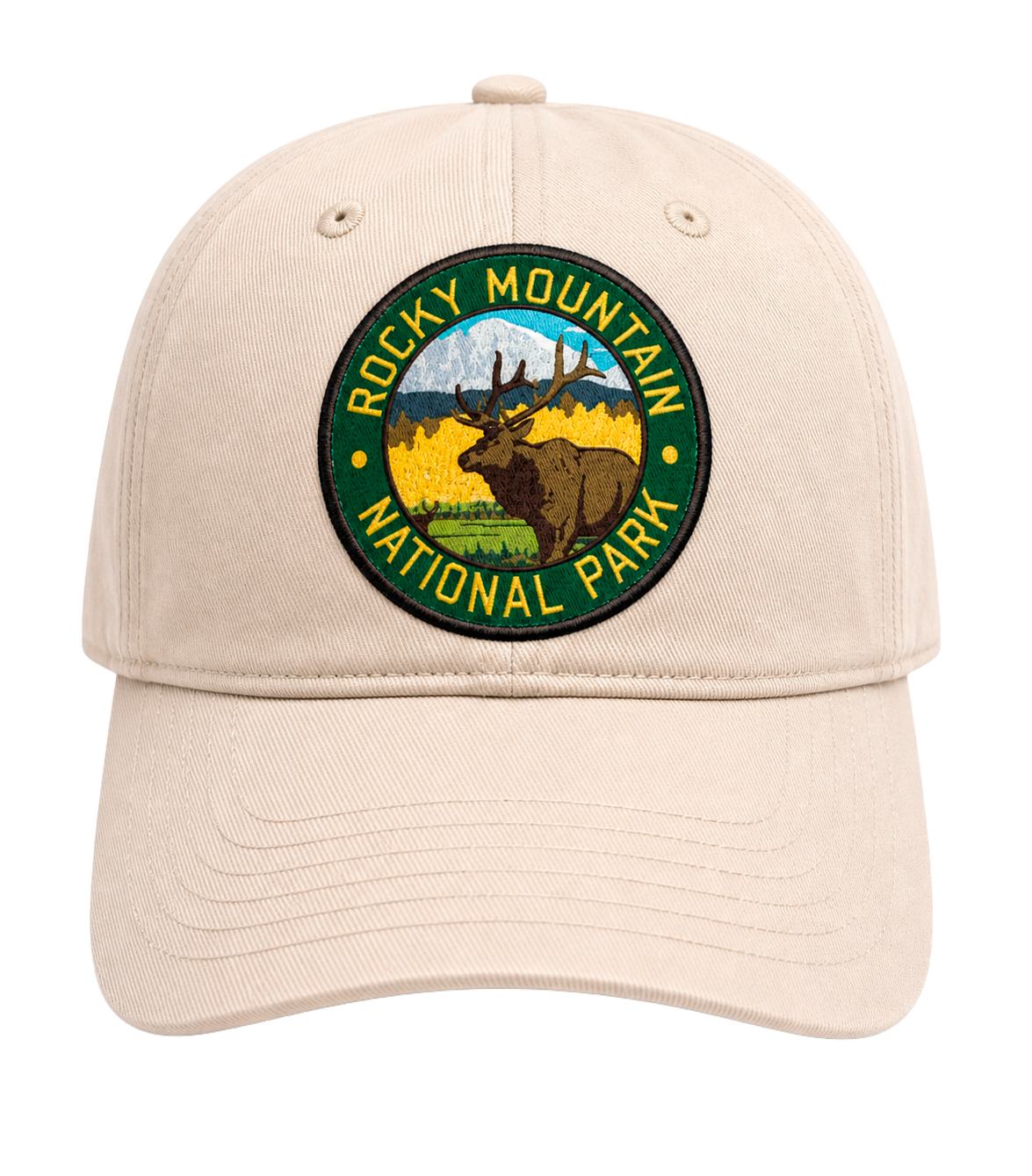 ROCKY MOUNTAIN NATIONAL PARK DAD HAT CREAM - BA24490NPFU - Steal Deal 