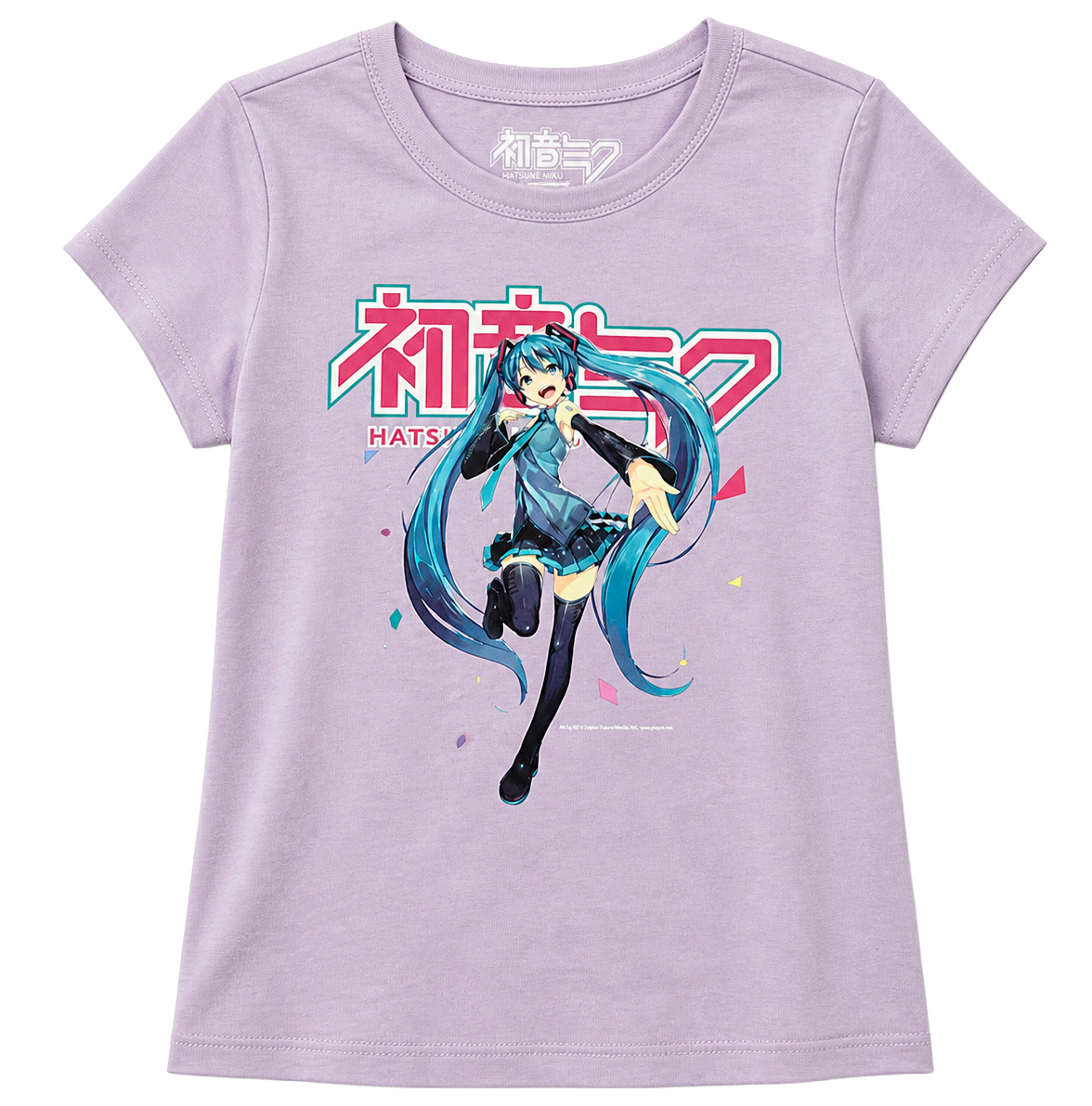 JUNIOR GIRLS LICENSED ANIME T-SHIRT PURPLE/MULTI - TS27572NPFWTG - Steal Deal 