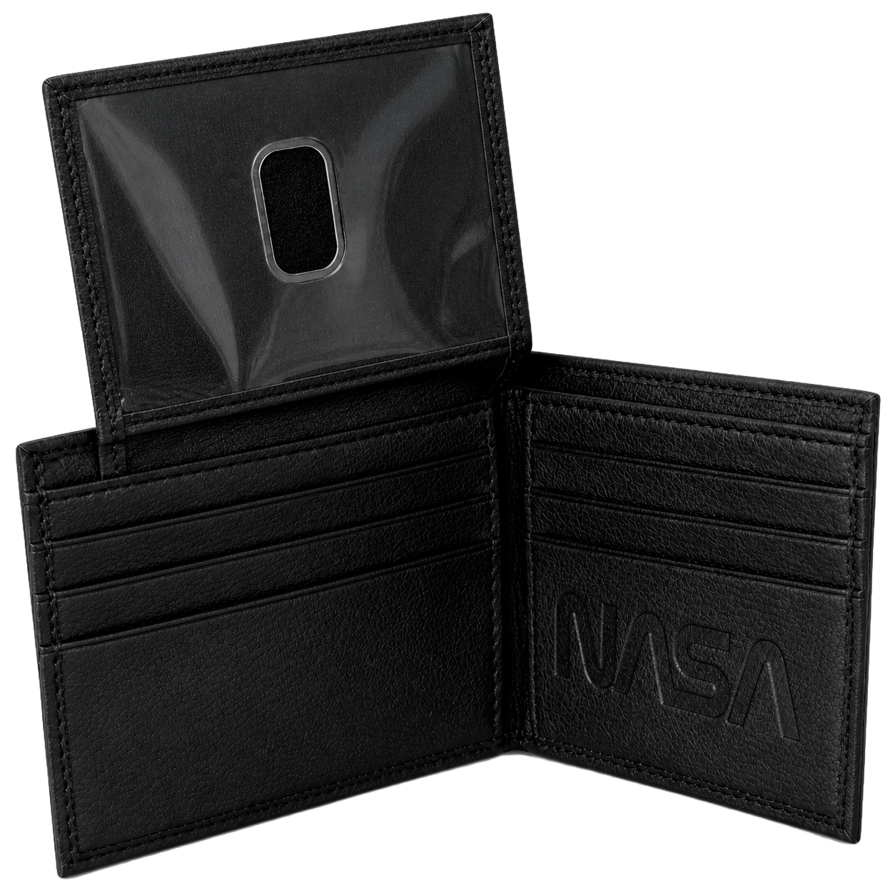 LICENSED NASA BI-FOLD WALLET BLACK - MW25561NAGU - Steal Deal 