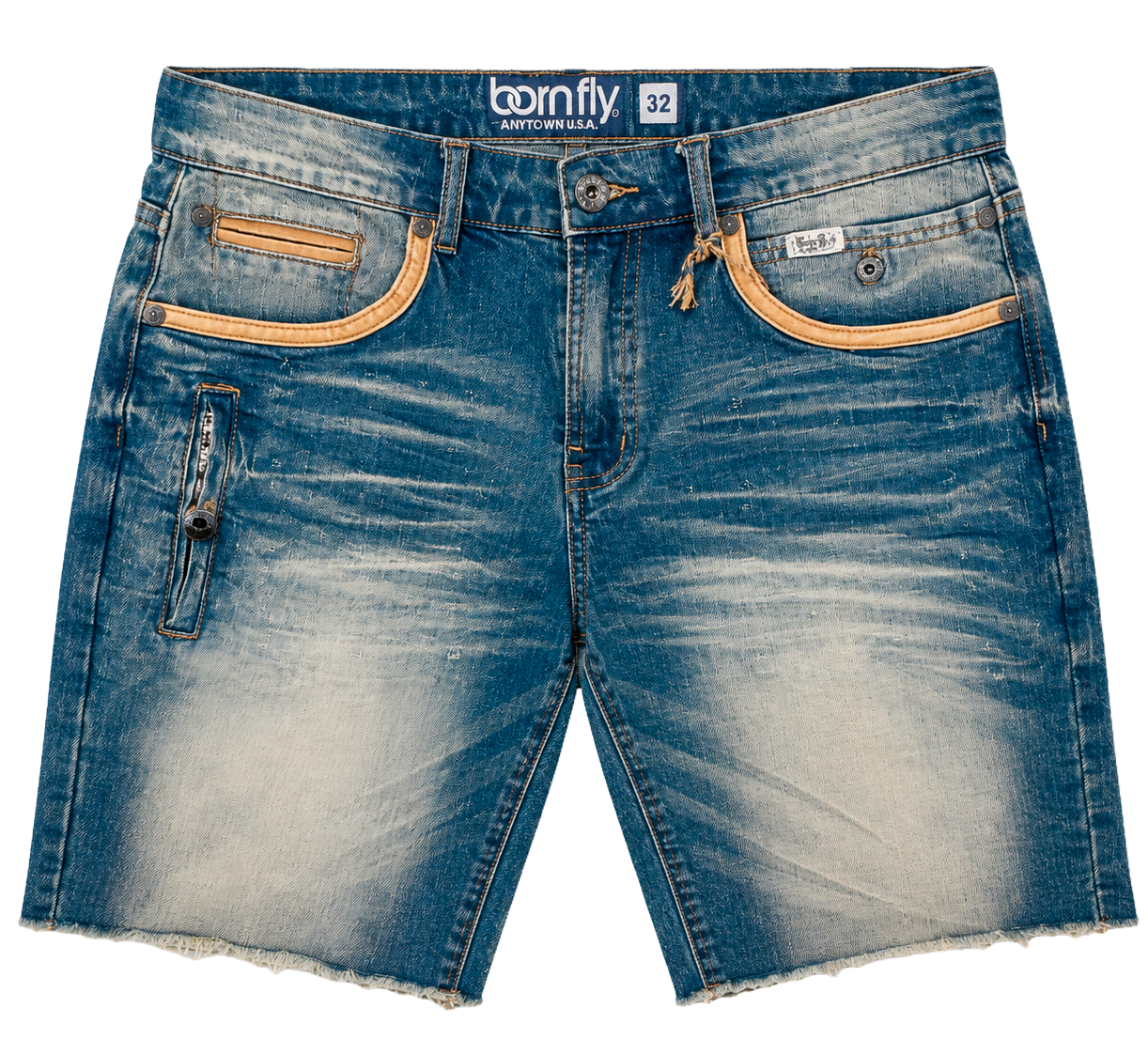 BORN FLY ASSORTED DENIM SHORTS ASST - BFDSHT26