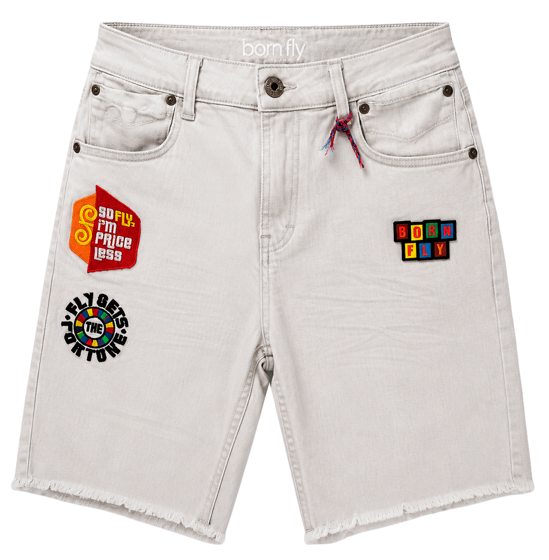 BORN FLY ASSORTED DENIM SHORTS ASST - BFDSHT26