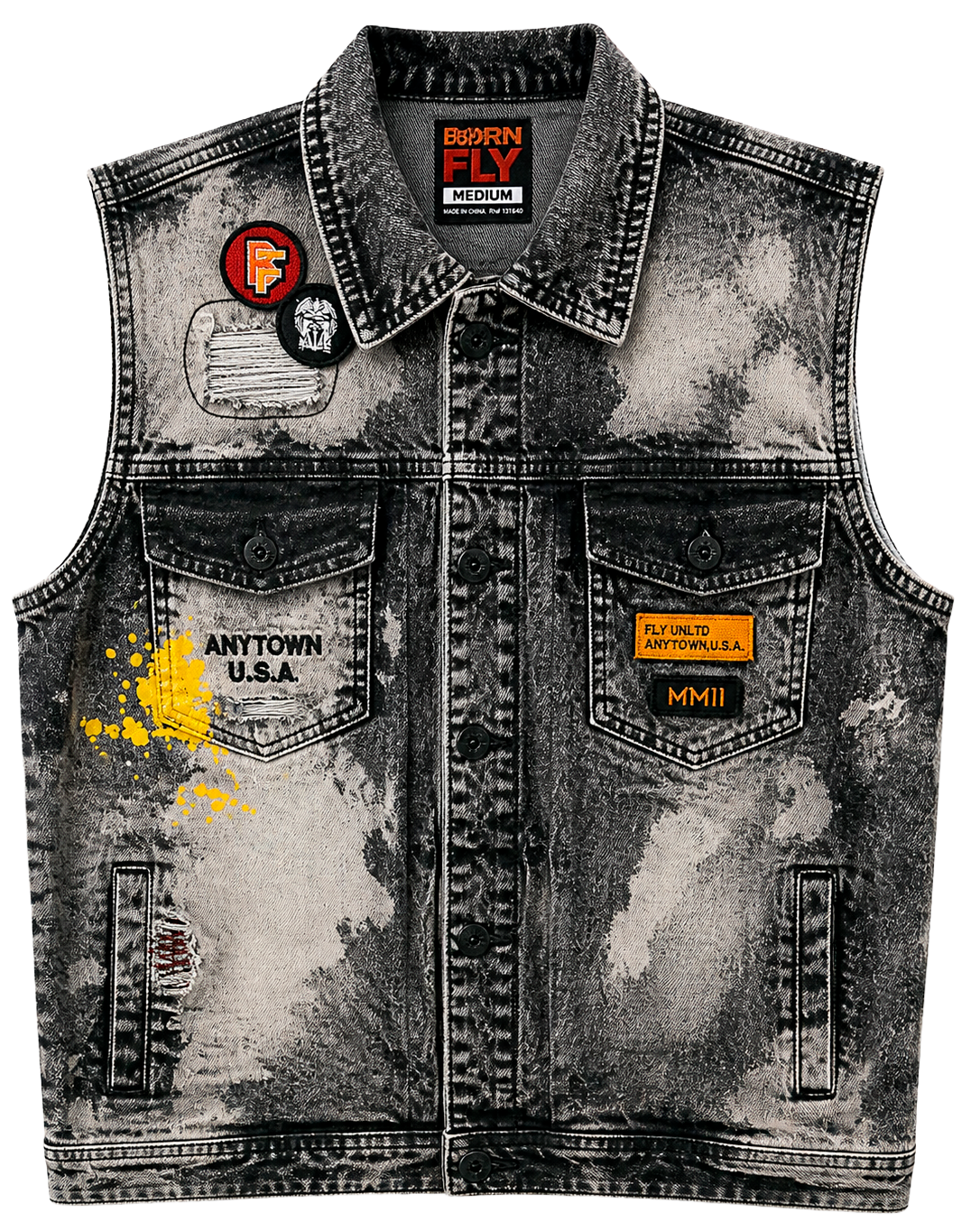 BORN FLY ASSORTED DENIM JACKETS ASST - BFDJKT26