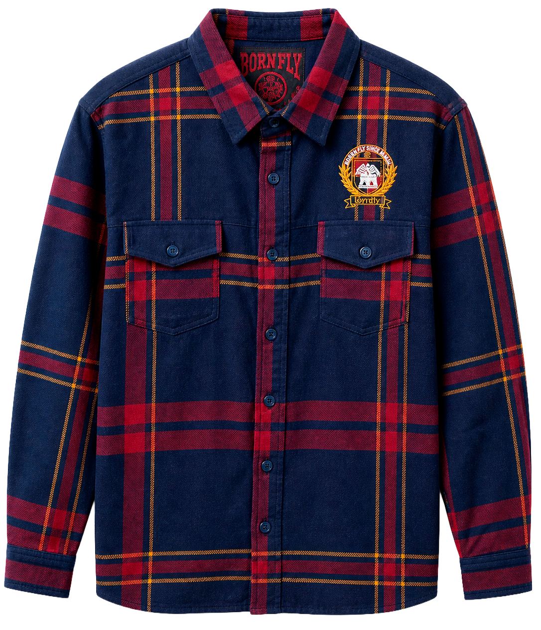 BORN FLY ASSORTED L/D FLANNEL SHIRTS ASST - BFFLN26
