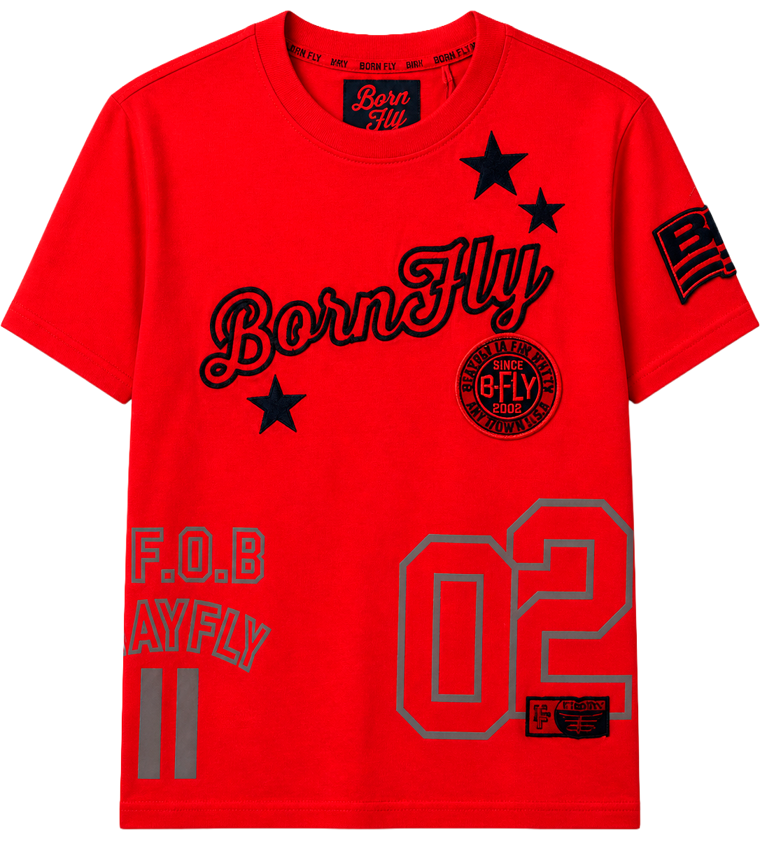BORN FLY ASSORTED GRAPHIC T-SHIRT ASST - BFSTS26