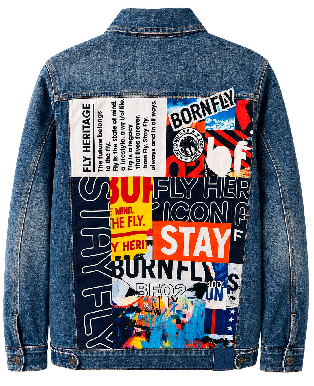 BORN FLY ASSORTED DENIM JACKETS ASST - BFDJKT26
