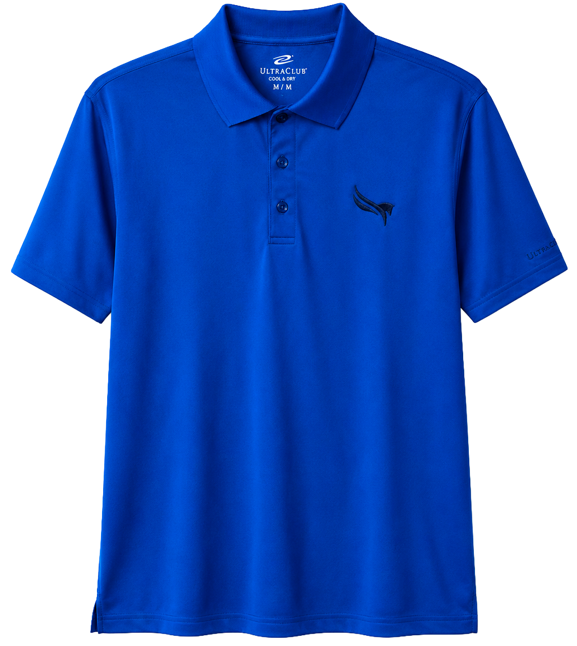 ULTRA CLUB S/S POLO SHIRT BLUE - PEGASUS GULFSTREAM
