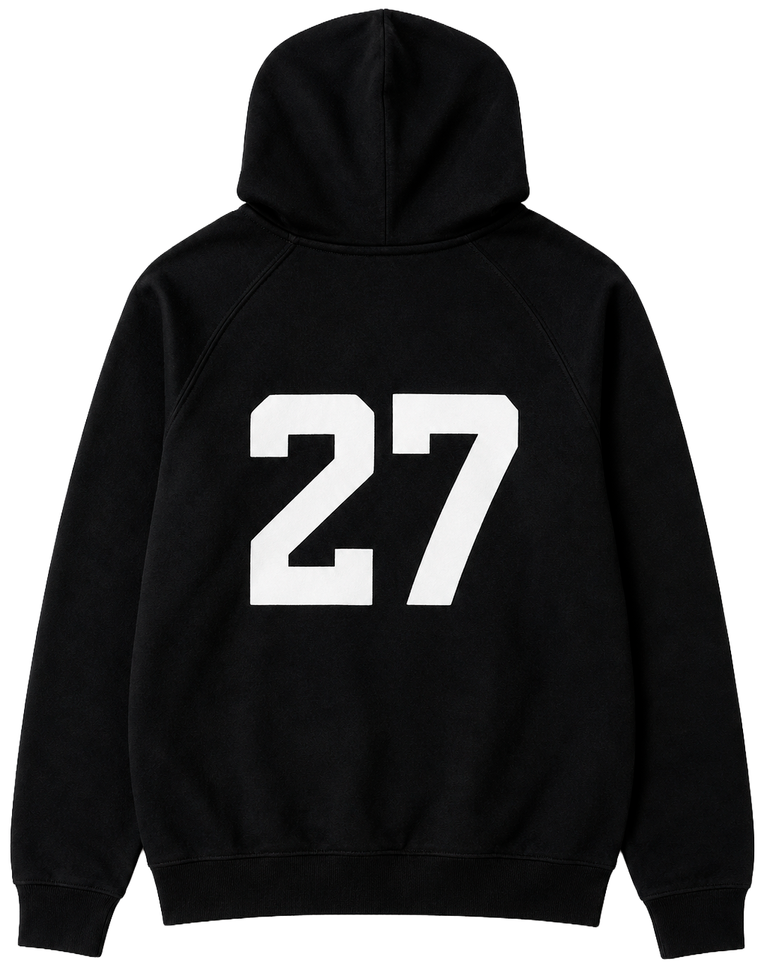 FLUF WORLD GRAPHIC HOODIE BLACK/WHITE - FLUF