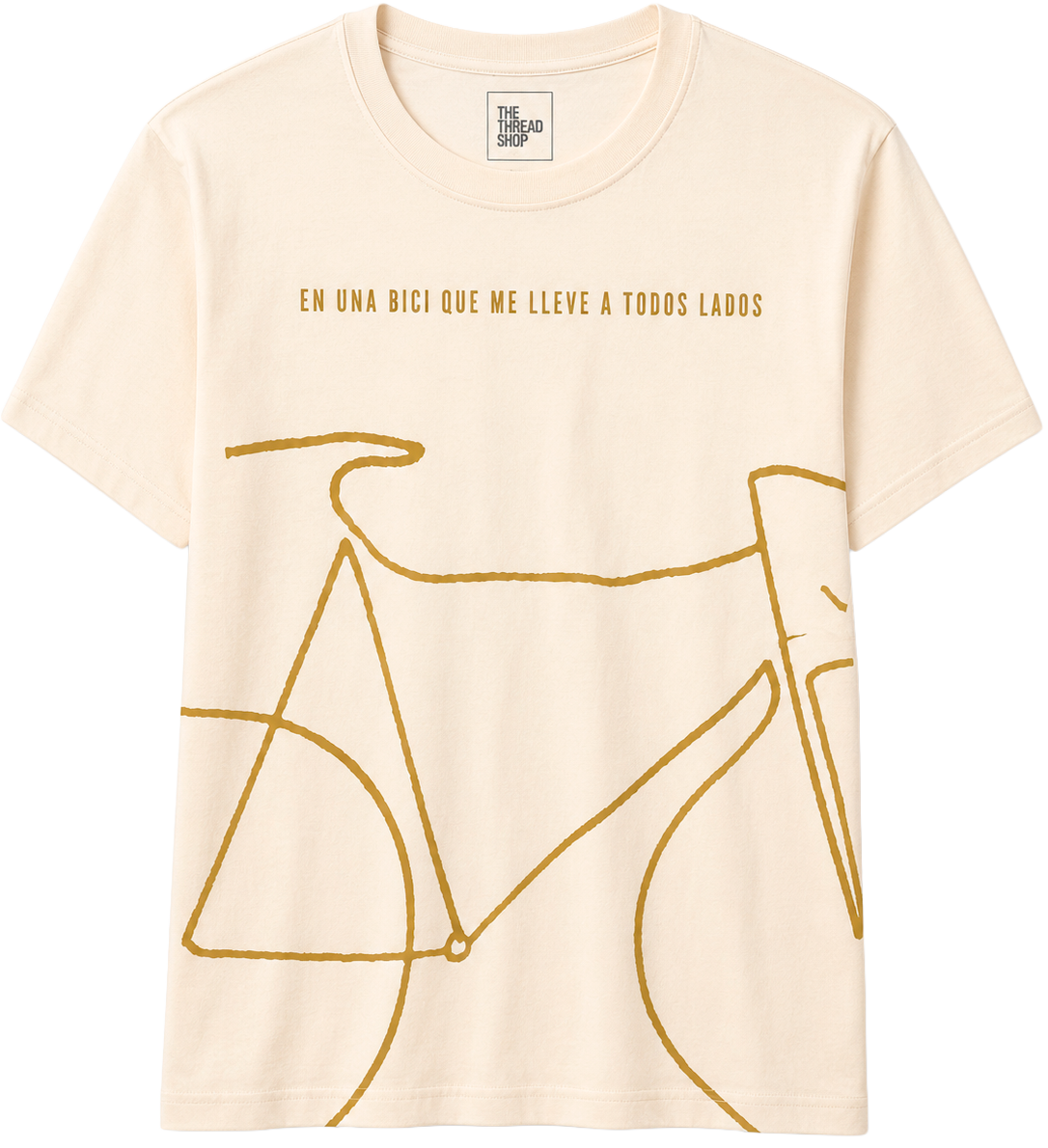 LICENSE MUSIC CARLOS VIVES T-SHIRT CREAM - CV21-001