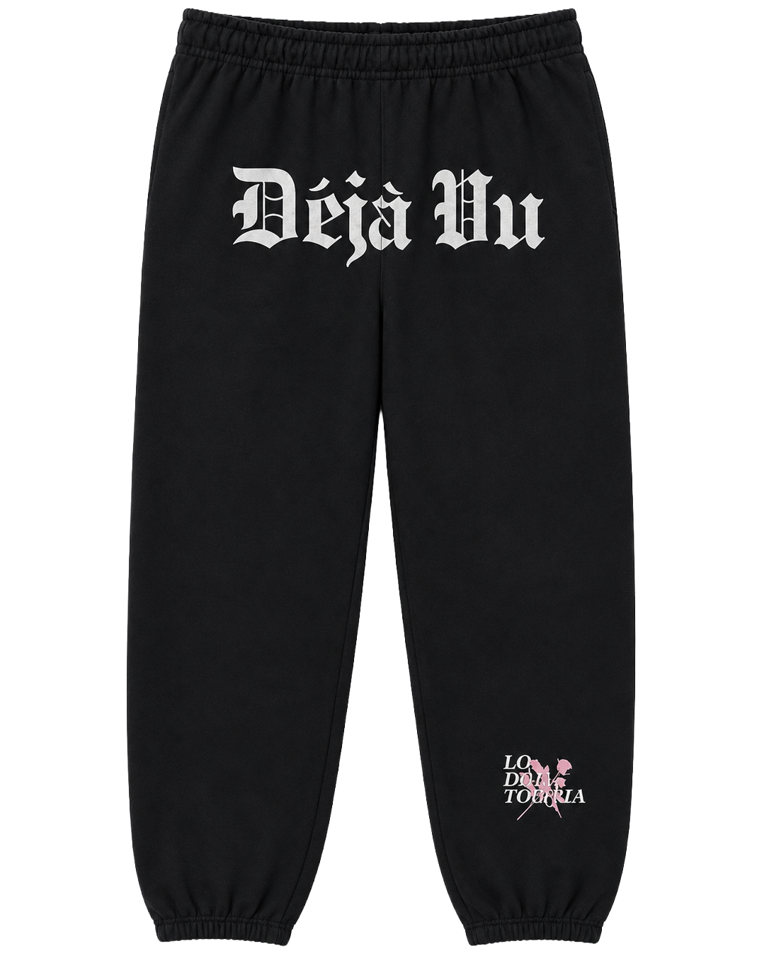 CNCO GRAPHIC JOGGER PANTS BLACK - DEJA VU